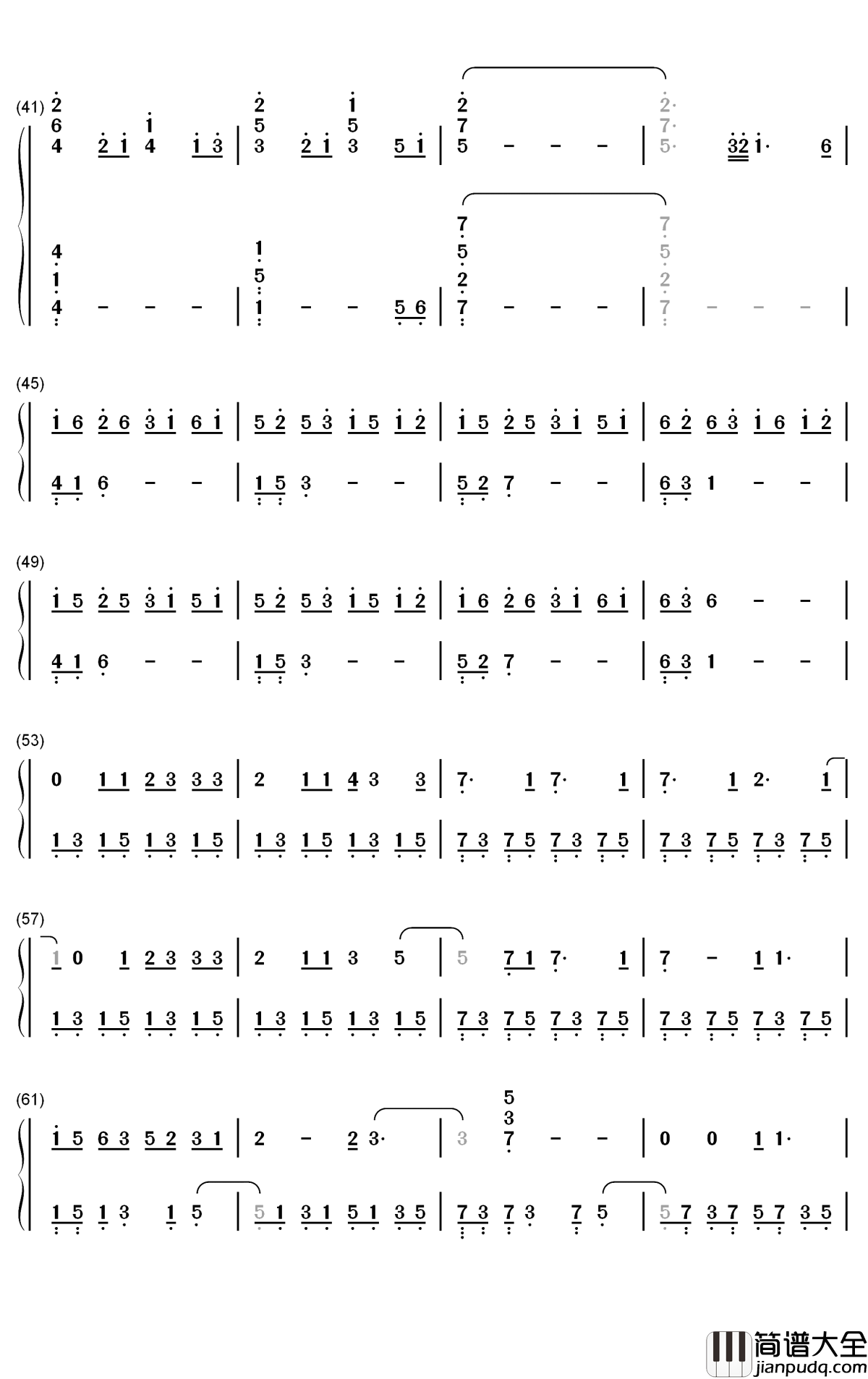 In_Your_Arms钢琴简谱_数字双手_Illenium_X_Ambassadors