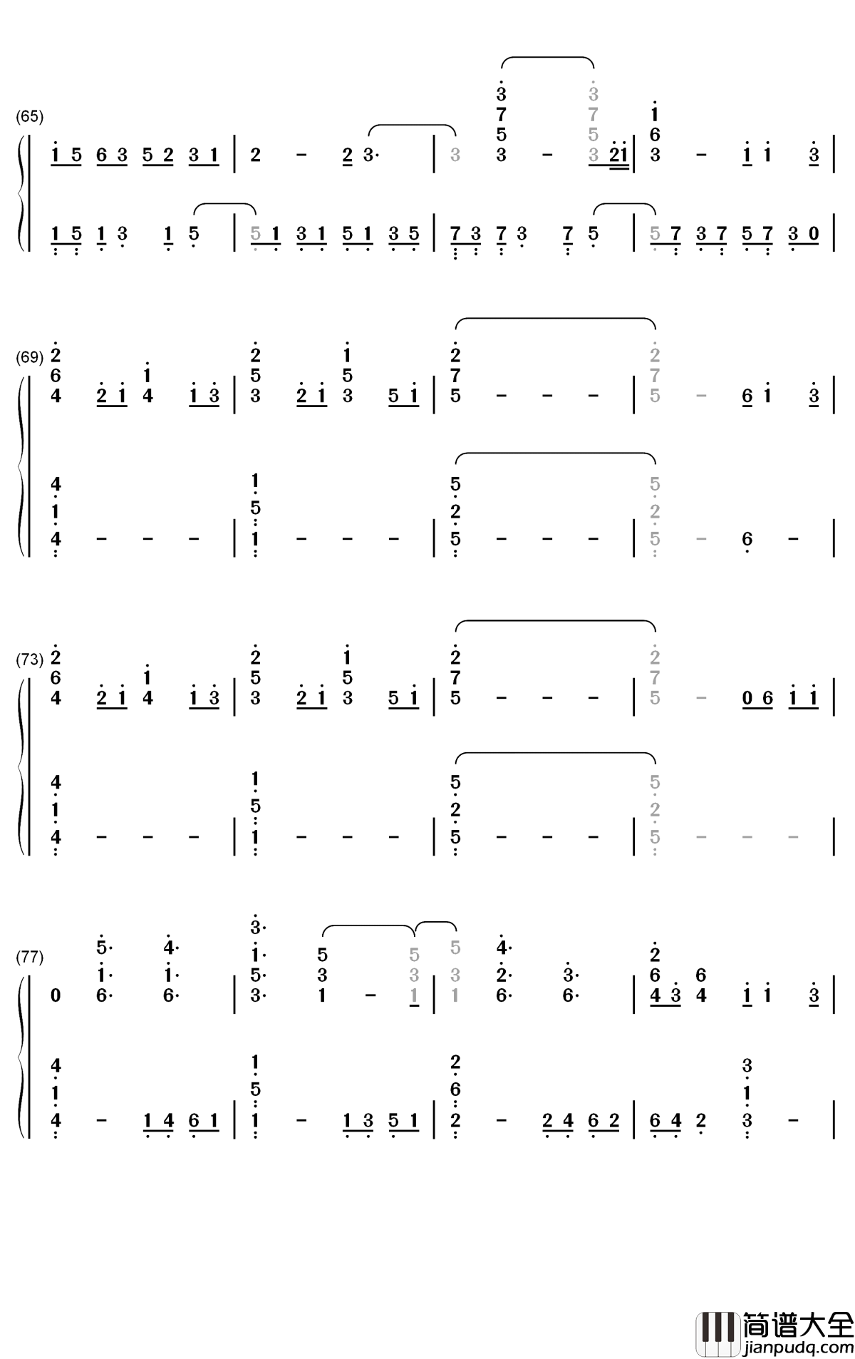 In_Your_Arms钢琴简谱_数字双手_Illenium_X_Ambassadors