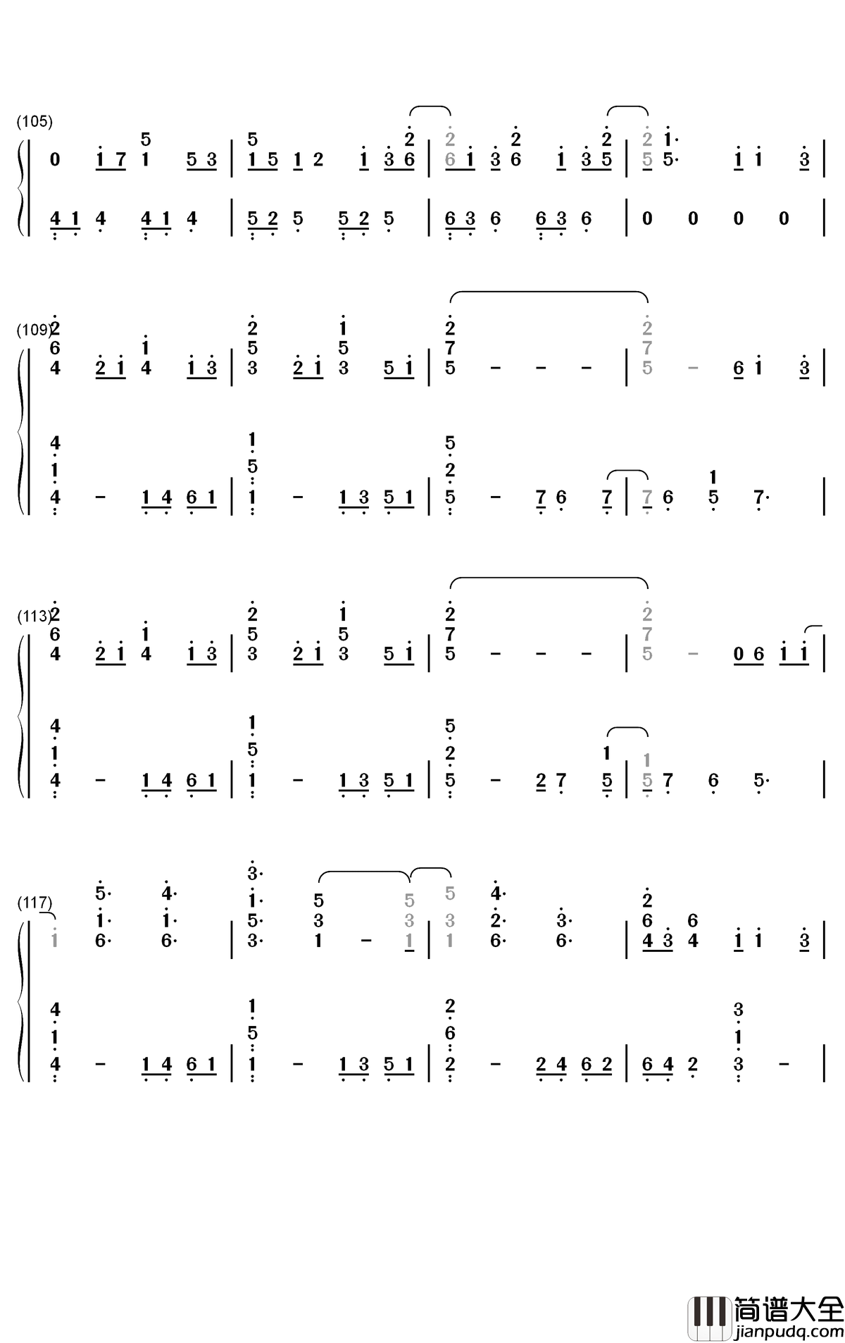 In_Your_Arms钢琴简谱_数字双手_Illenium_X_Ambassadors
