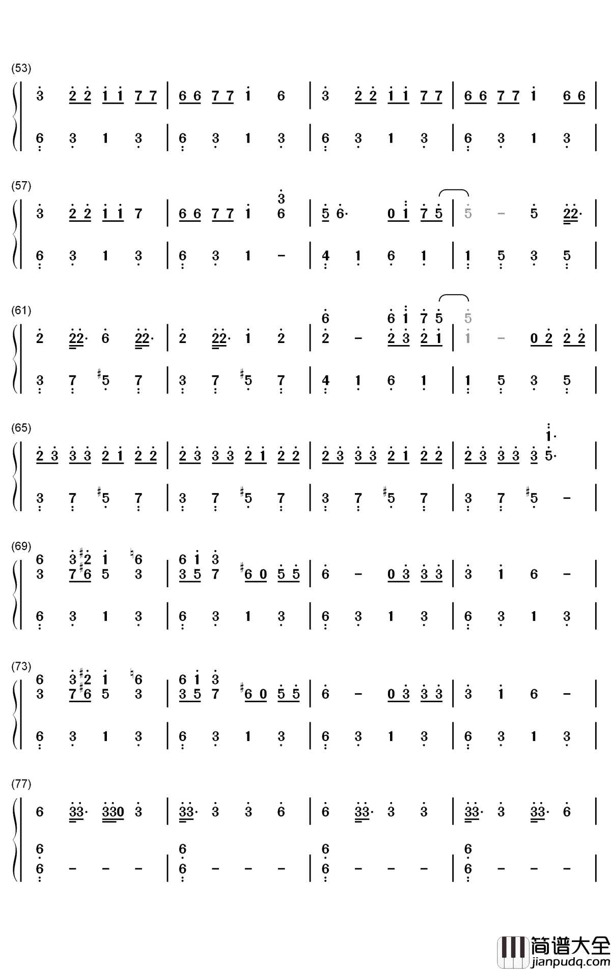Pretty_Savage钢琴简谱_数字双手_Blackpink