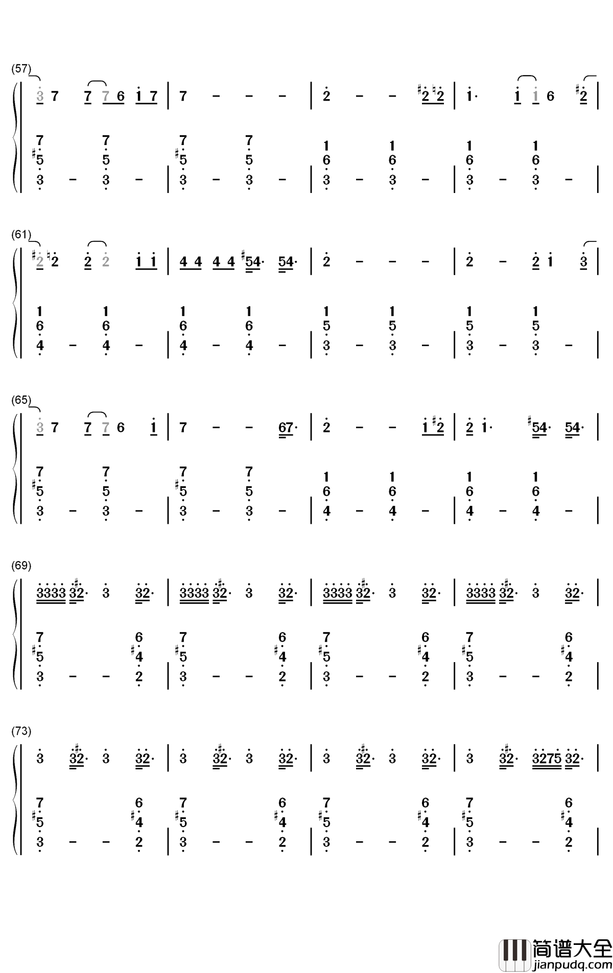 The_Game_Is_Over钢琴简谱_数字双手_Evanescence