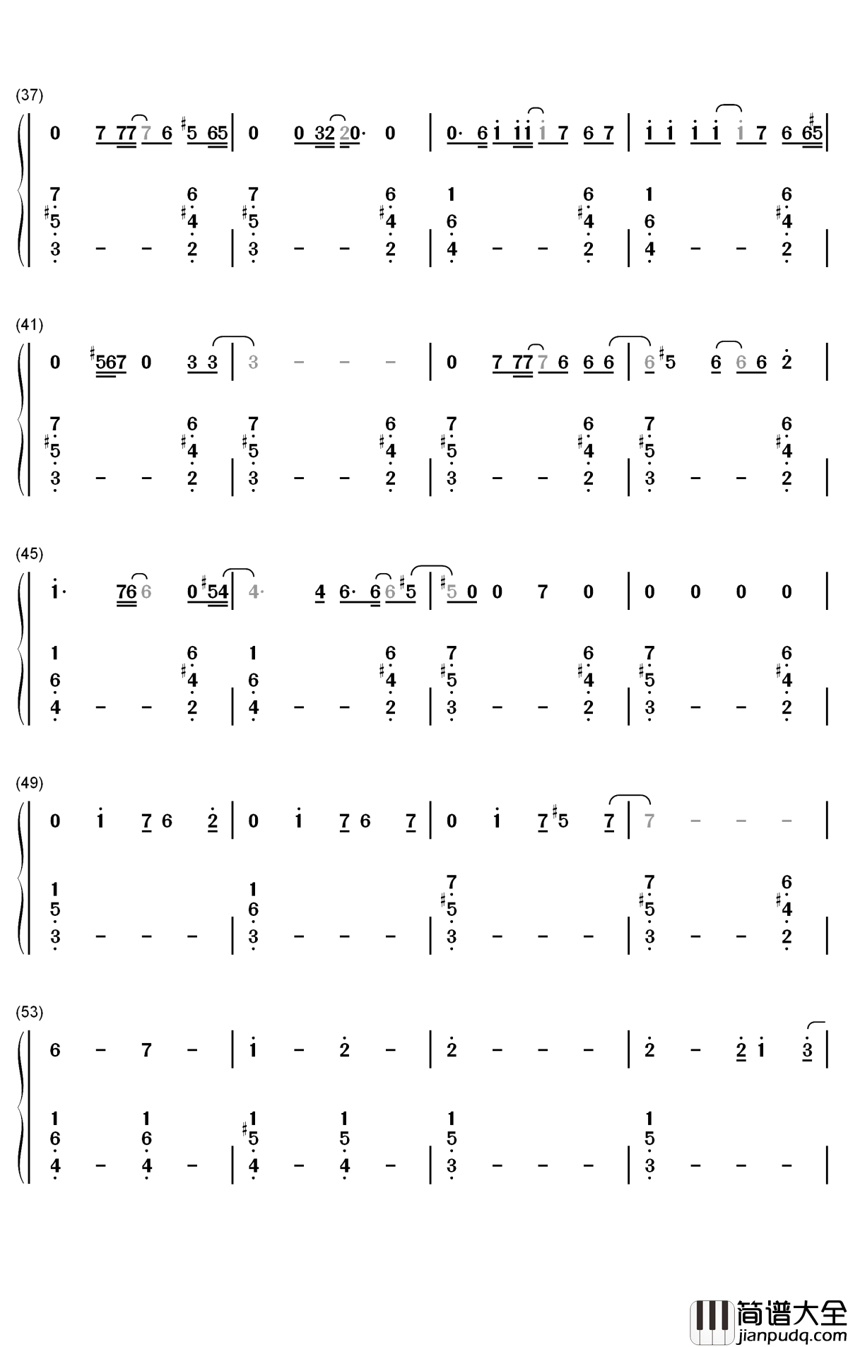 The_Game_Is_Over钢琴简谱_数字双手_Evanescence
