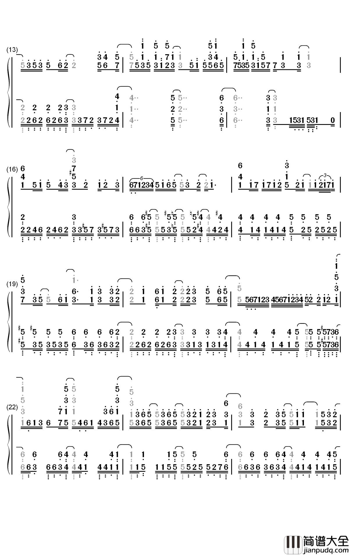 Theater_of_Life钢琴简谱_数字双手_铃木木乃美