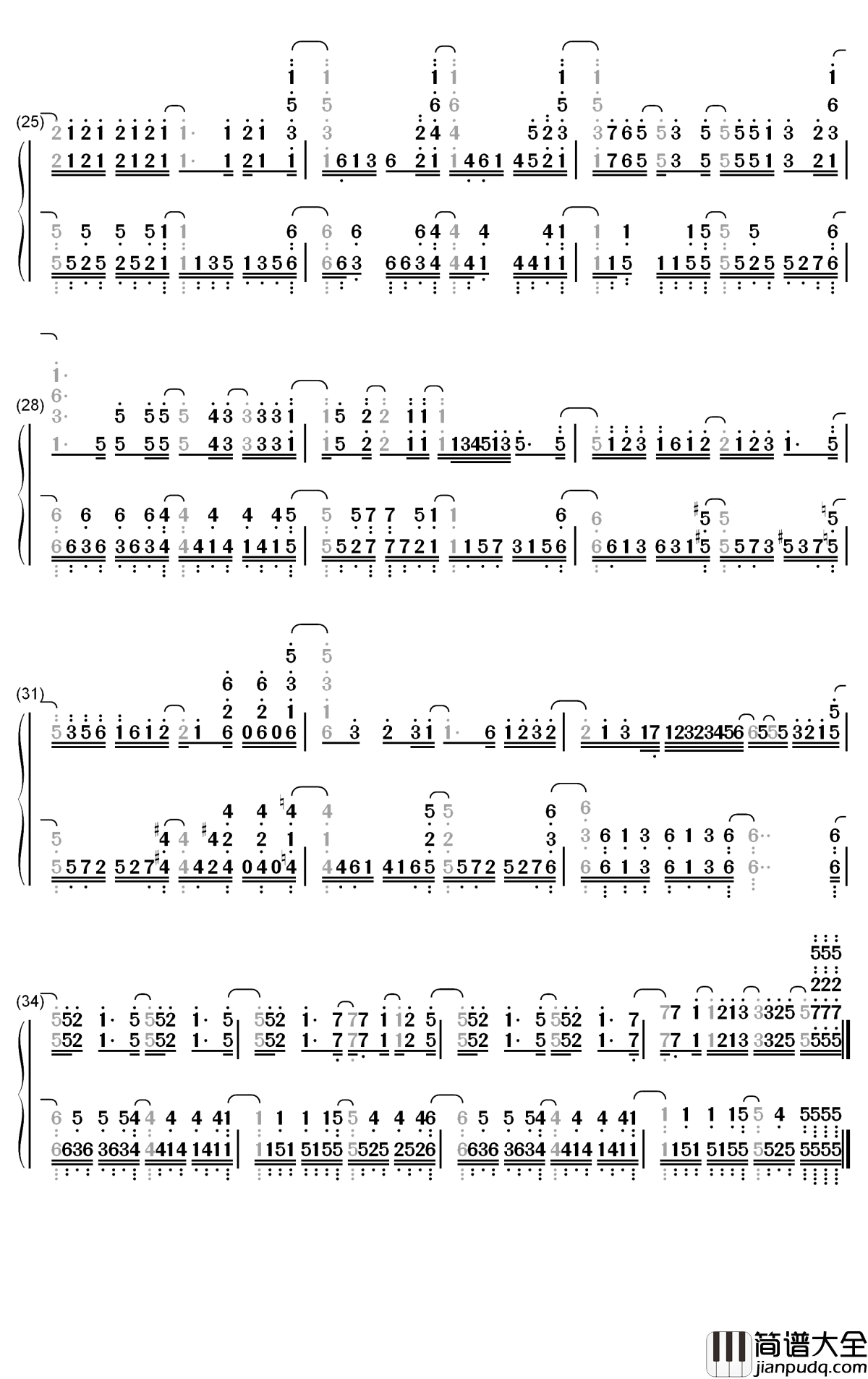 Theater_of_Life钢琴简谱_数字双手_铃木木乃美