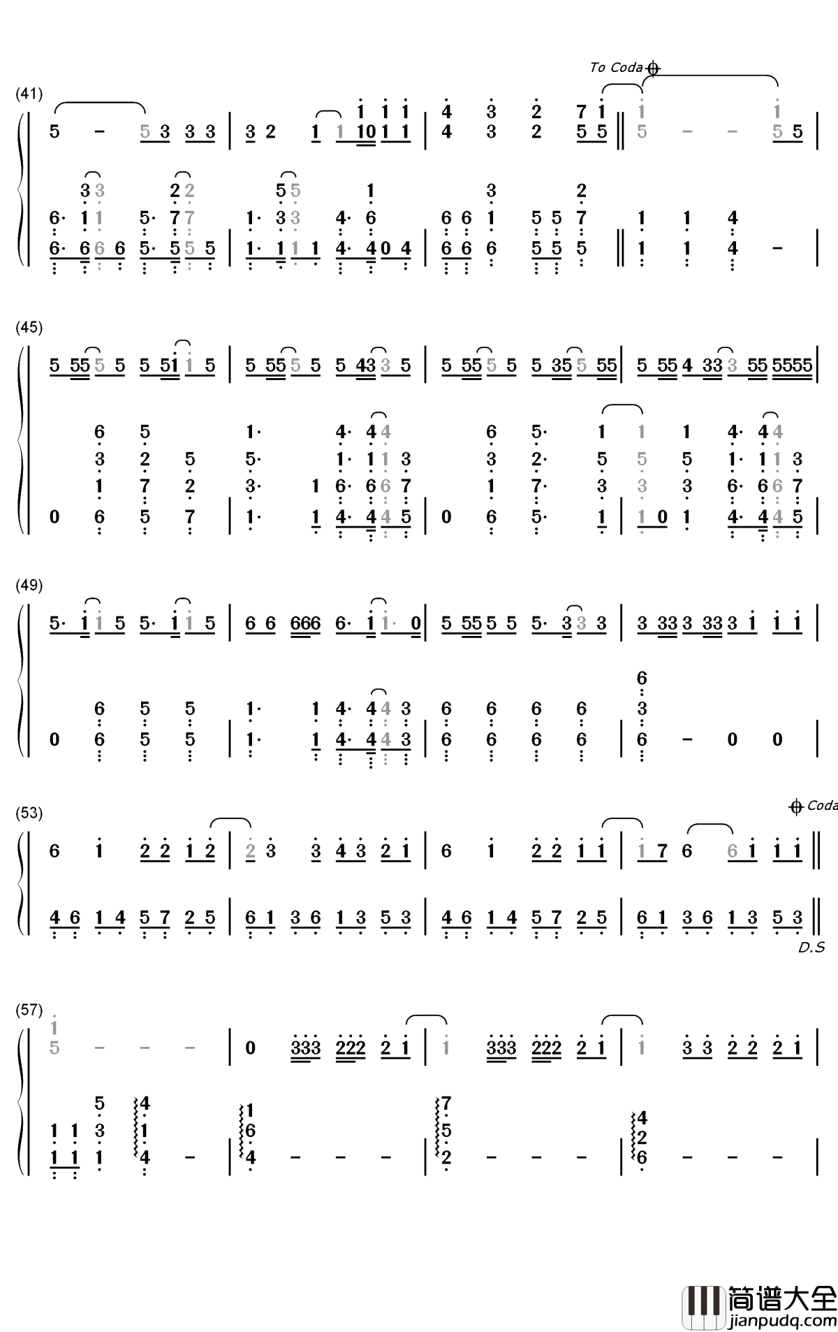 Lovesick_Girls钢琴简谱_数字双手_Blackpink