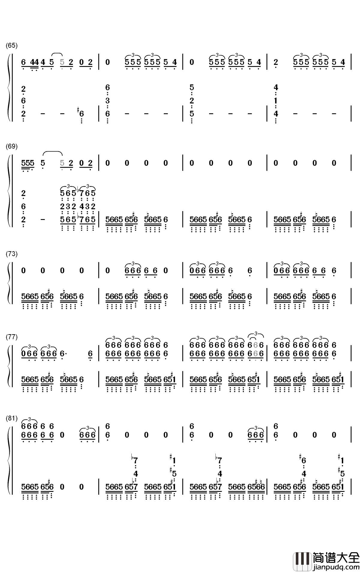 Parasite_Eve钢琴简谱_数字双手_Bring_Me_the_Horizon