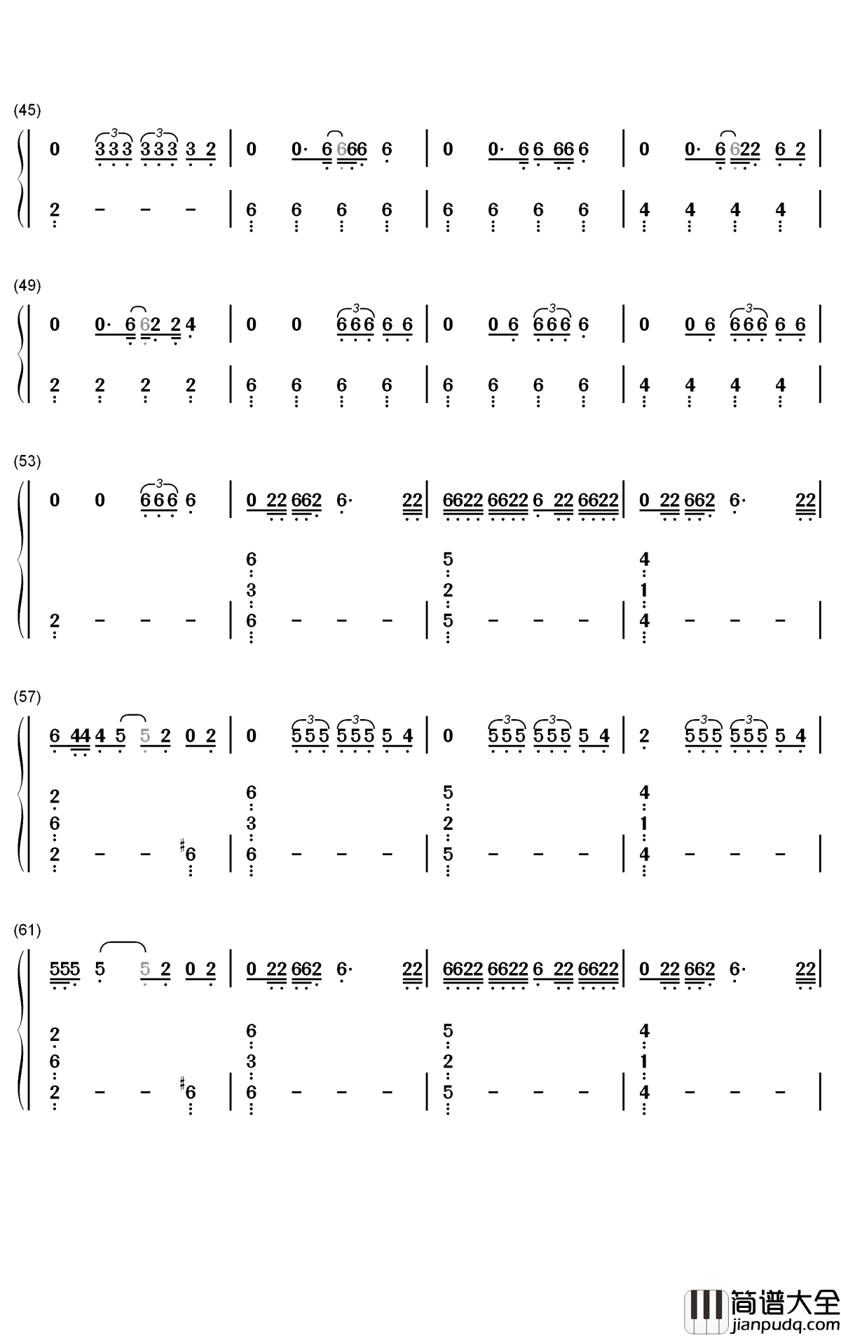Parasite_Eve钢琴简谱_数字双手_Bring_Me_the_Horizon