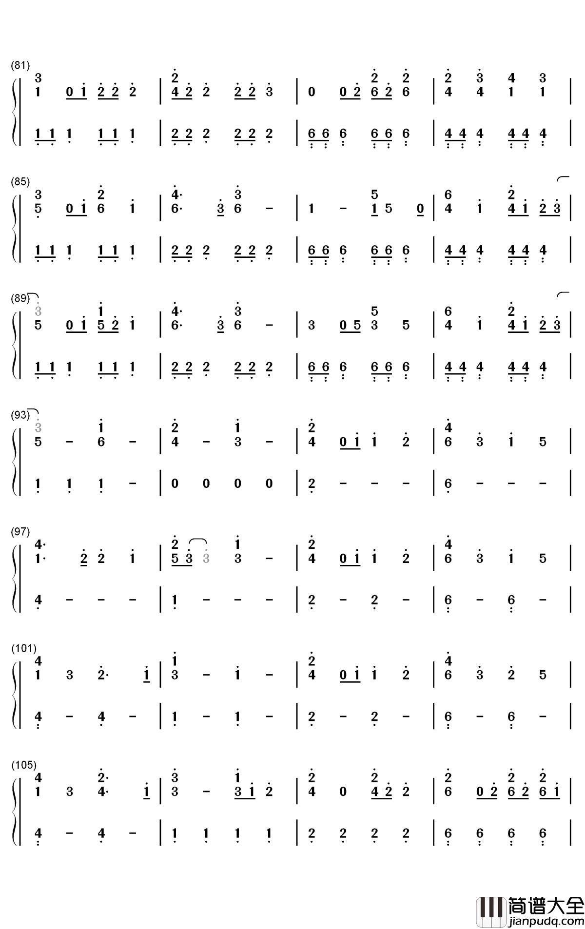 My_Tears_Ricochet钢琴简谱_数字双手_Taylor_Swift