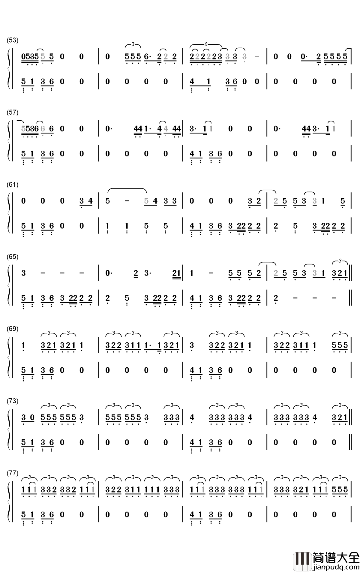 Love钢琴简谱_数字双手_Kendrick_Lamar