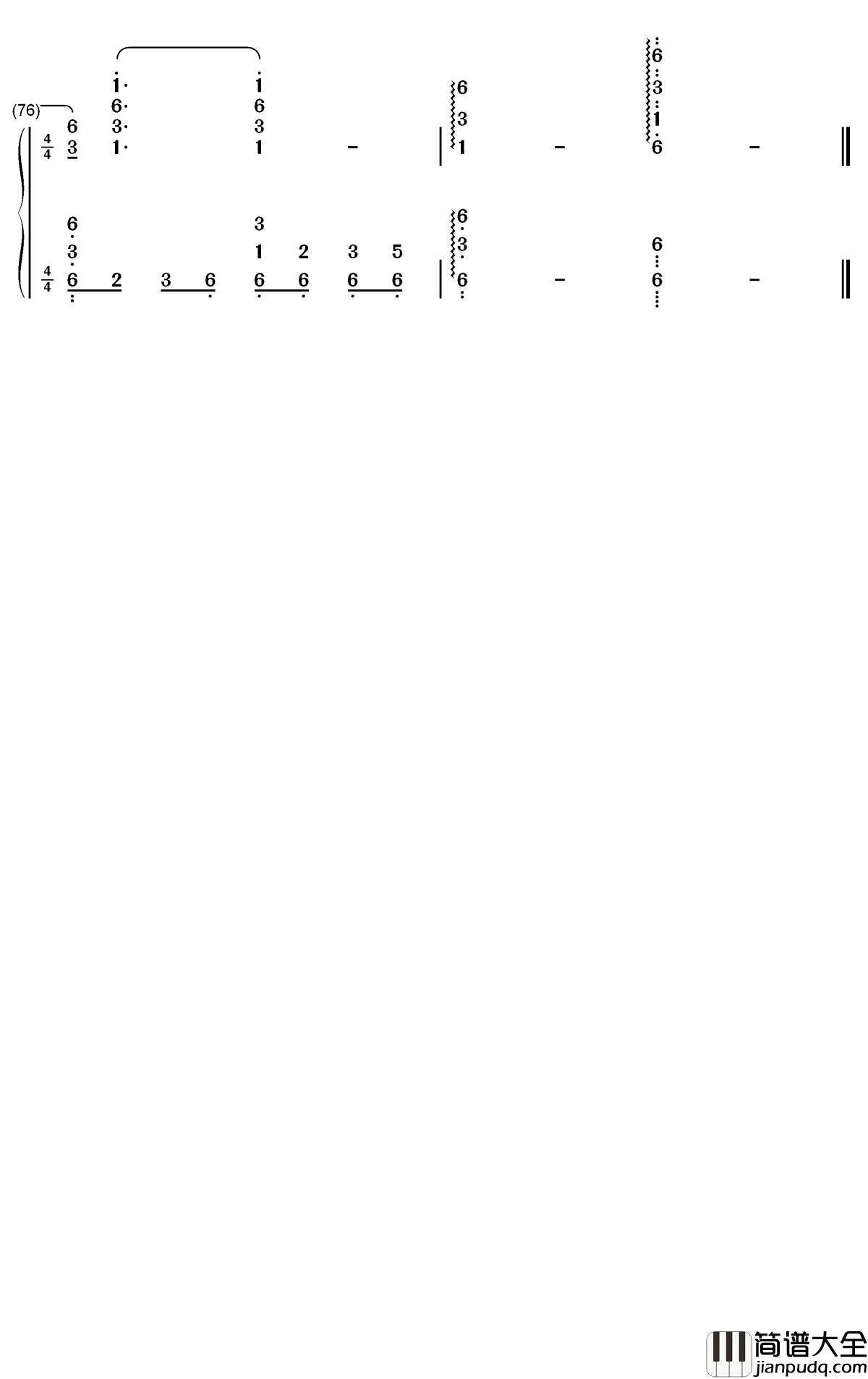 请笃信一个梦钢琴简谱_数字双手_周深