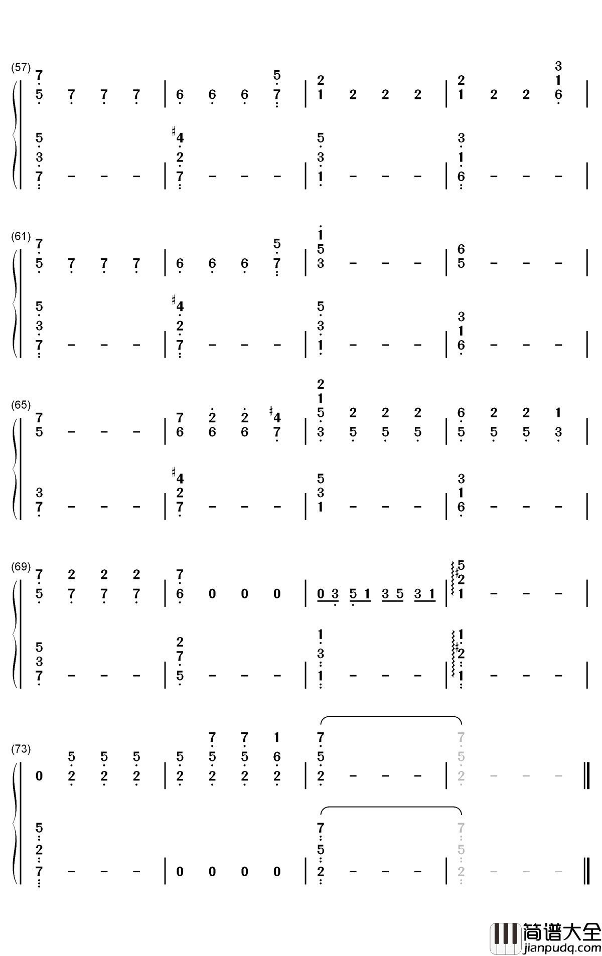 I_Lost_A_Friend钢琴简谱_数字双手_Finneas