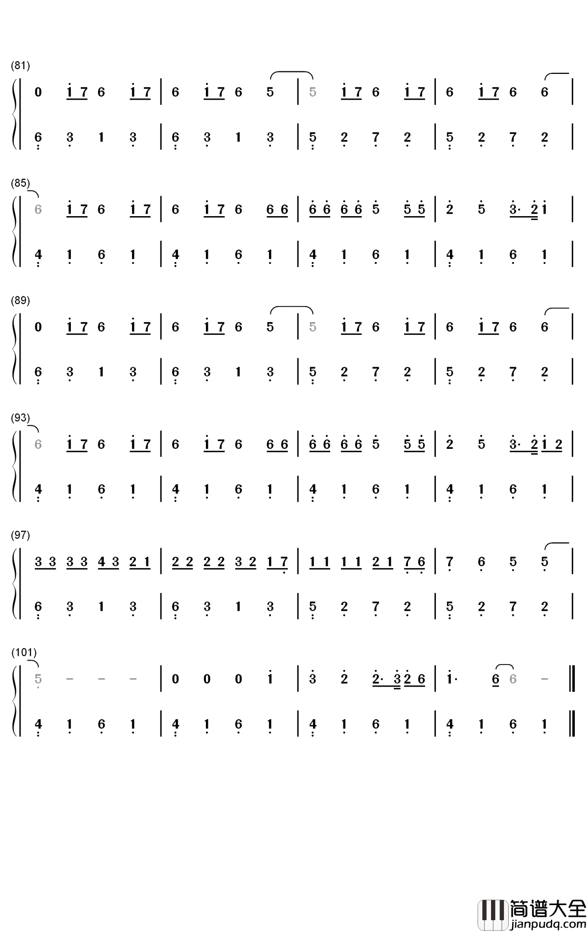 My_Oasis钢琴简谱_数字双手_Sam_Smith_Burna_Boy