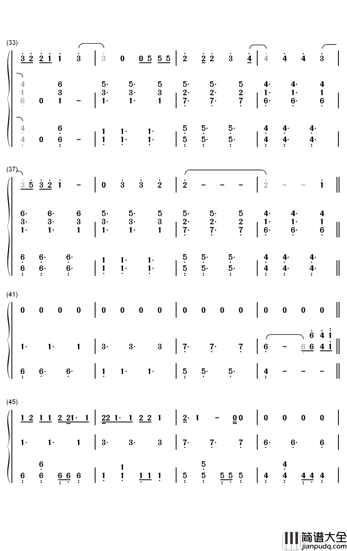 Dont_Break_Me钢琴简谱_数字双手_Montaigne