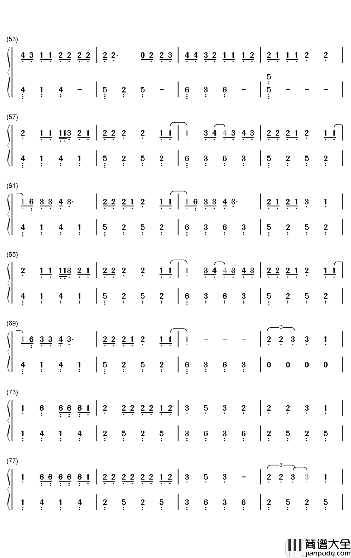 Caramelo钢琴简谱_数字双手_Ozuna