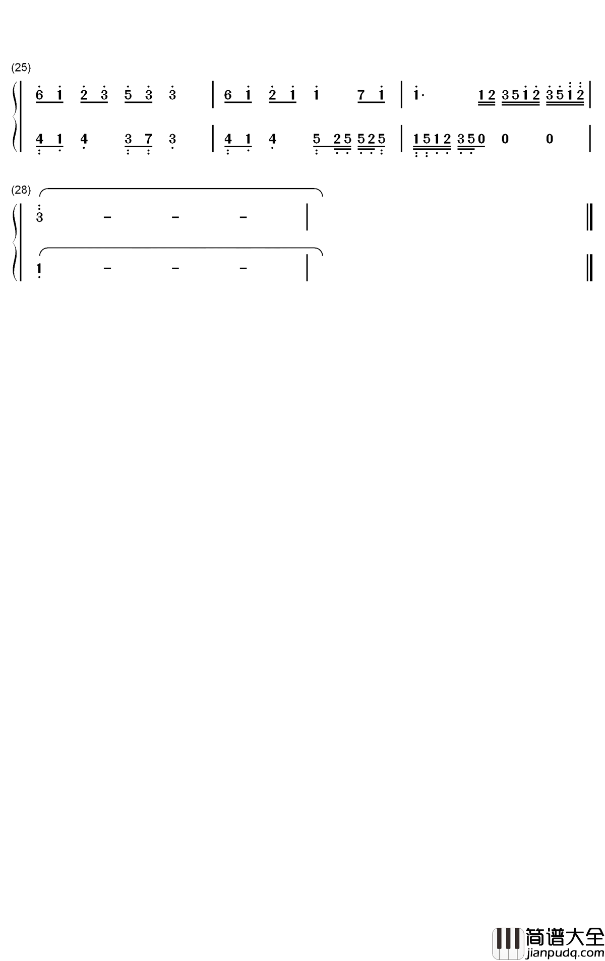 空山新雨后钢琴简谱_数字双手_音阙诗听