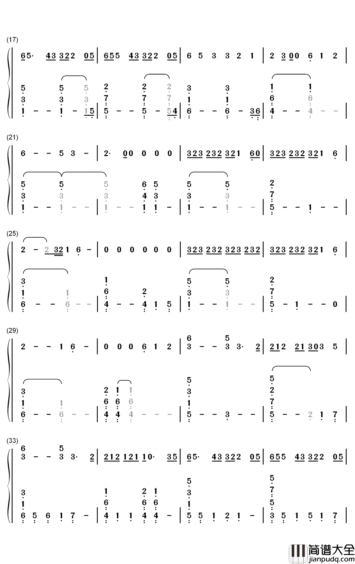 You_Make_It_Easy钢琴简谱_数字双手_Jason_Aldean