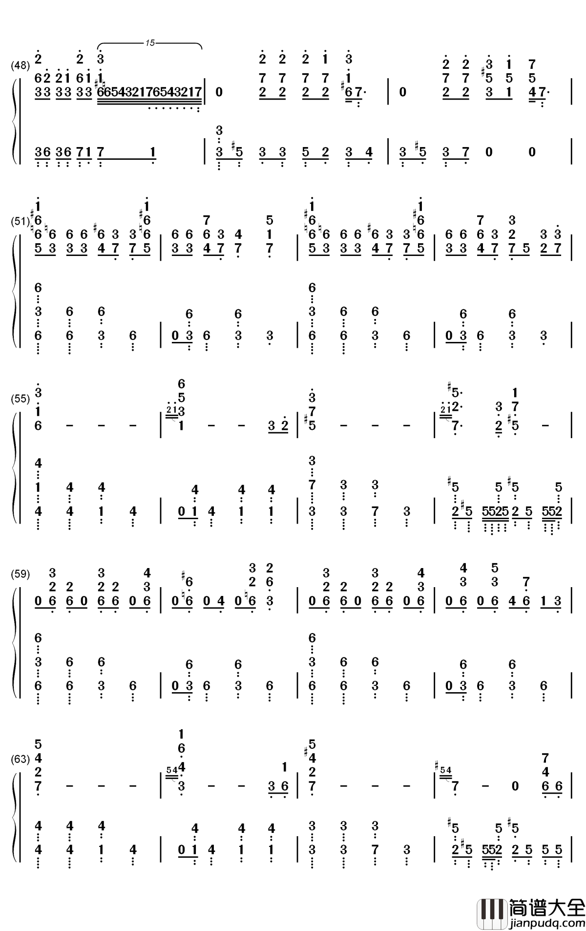 Other_Side钢琴简谱_数字双手_MIYAVI