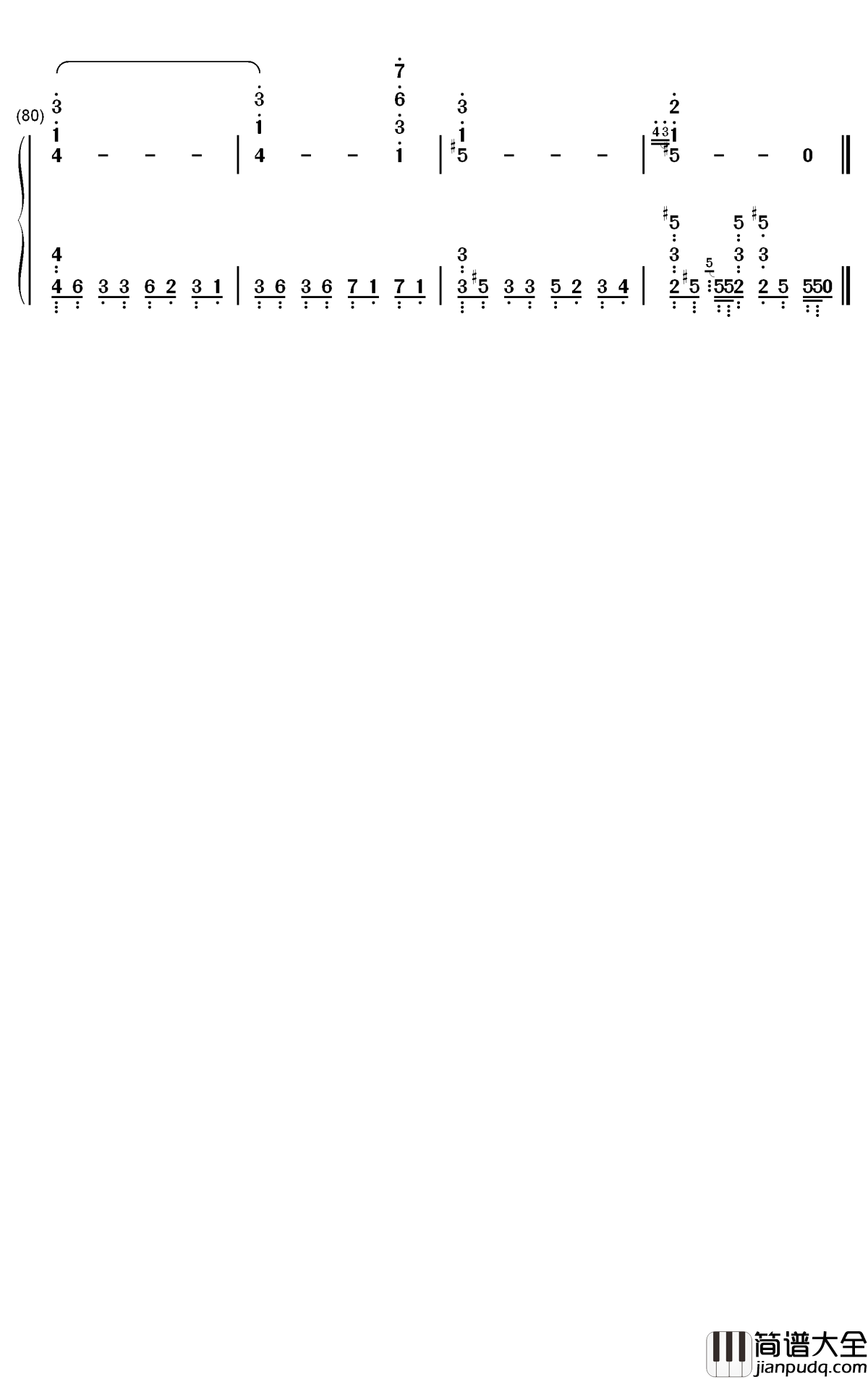 Other_Side钢琴简谱_数字双手_MIYAVI
