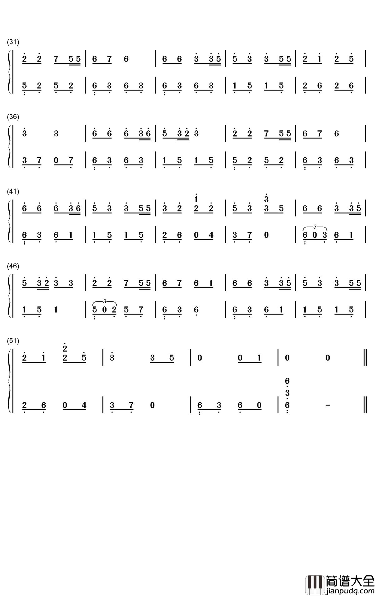 奢香夫人钢琴简谱_数字双手_凤凰传奇