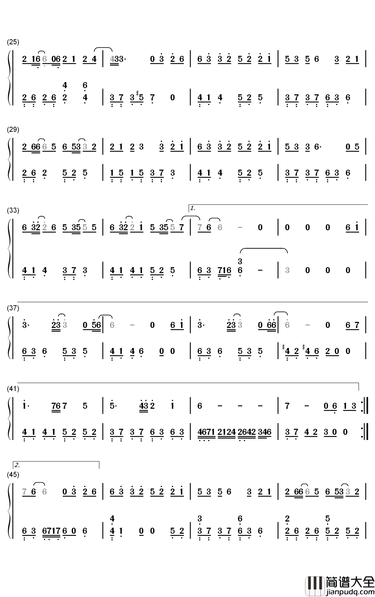 风清钢琴简谱_数字双手_徐良