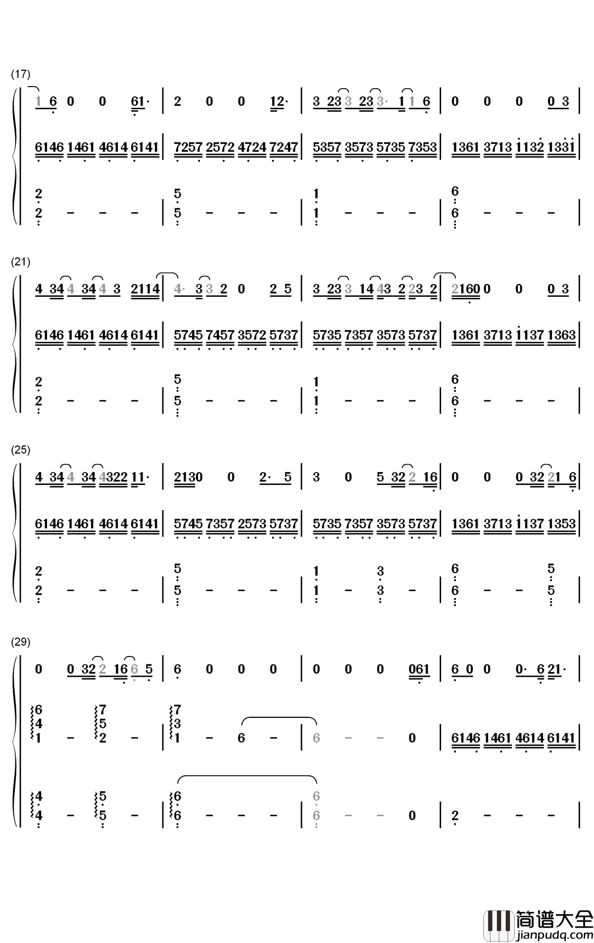 Break_My_Heart_Again钢琴简谱_数字双手_Finneas