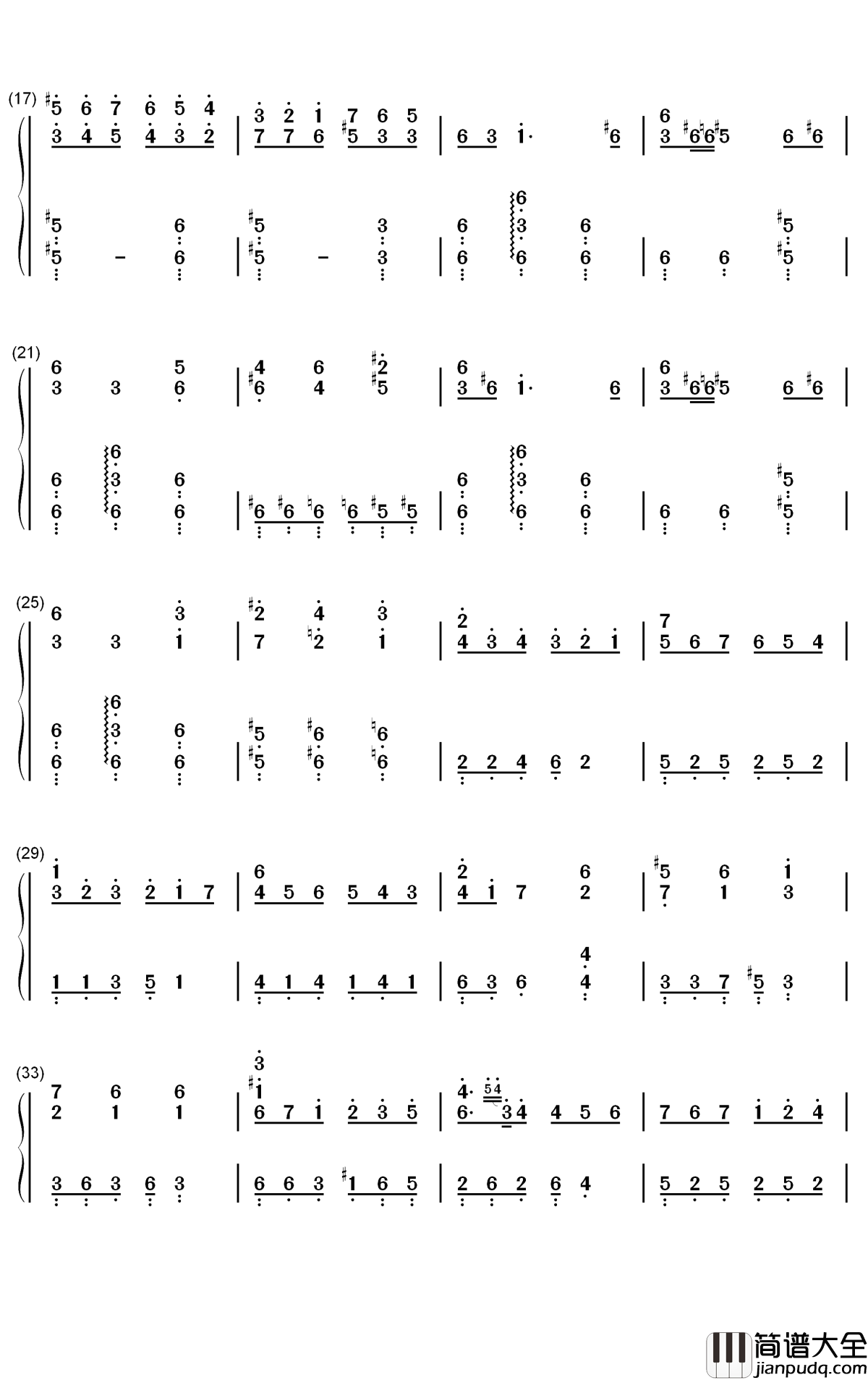 Symposium_Magarum钢琴简谱_数字双手_梶浦由记