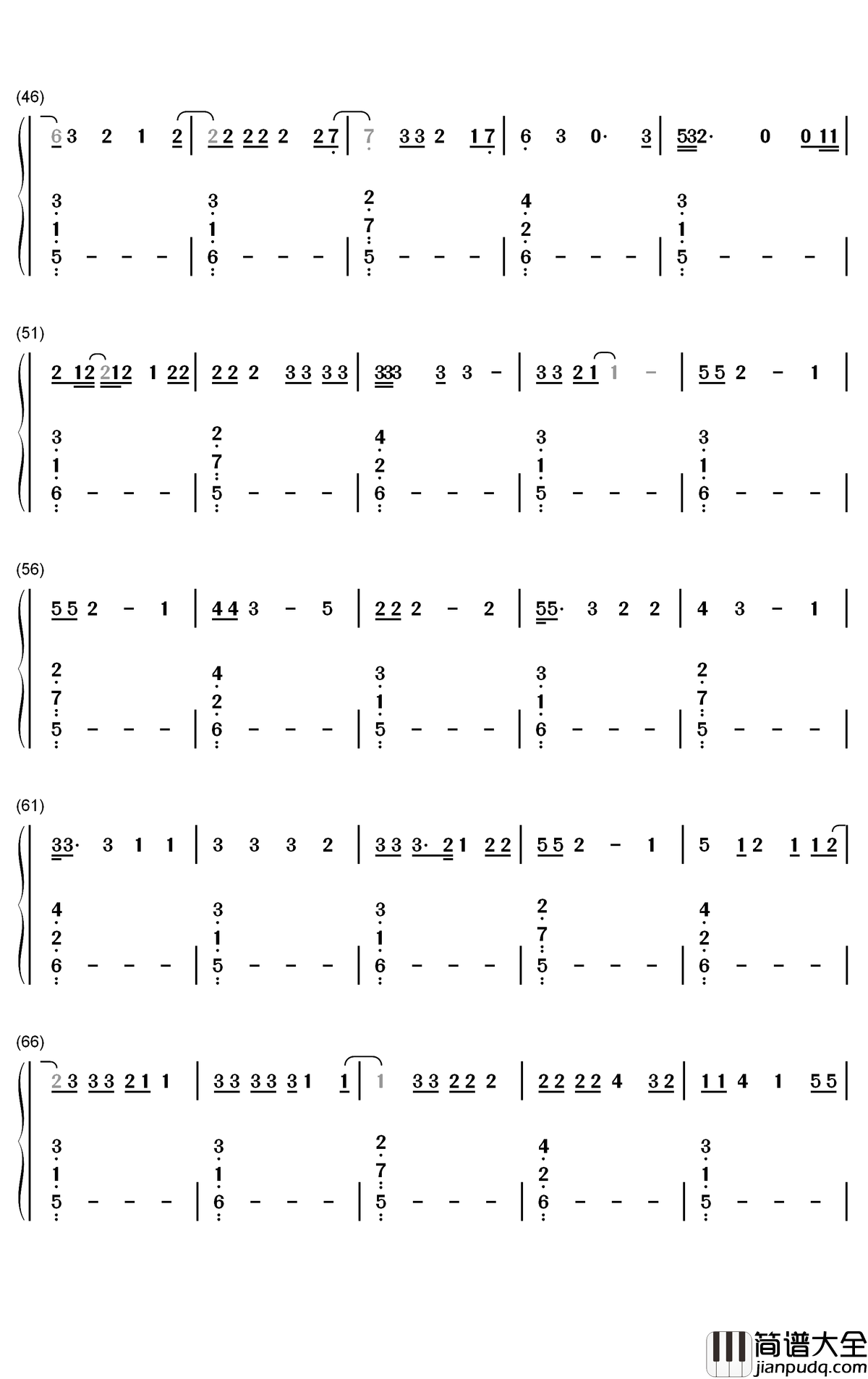 _Lifes_A_Mess钢琴简谱_数字双手_Juice_Wrld_Halsey