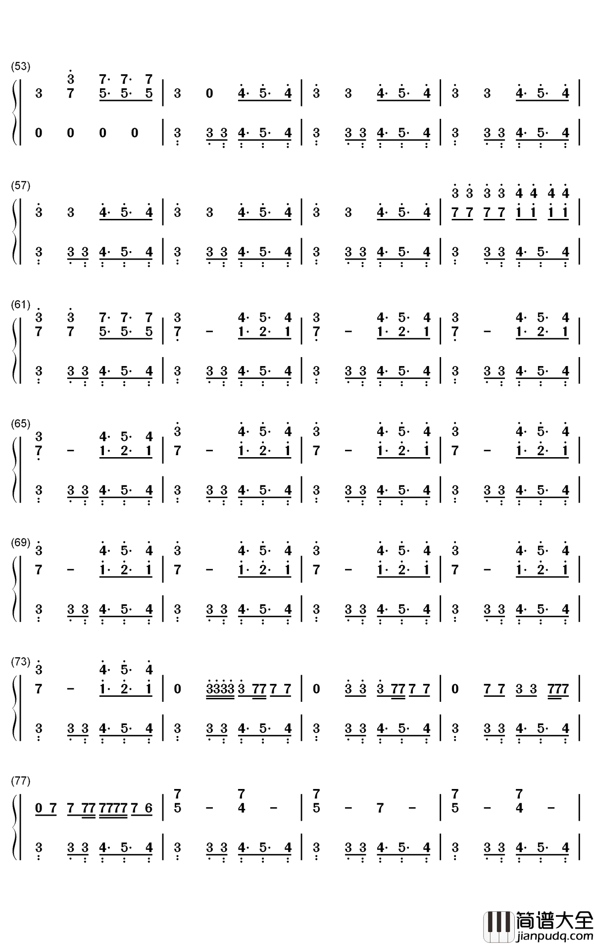 No_Manana钢琴简谱_数字双手_Black_Eyed_Peas_El_Alfa