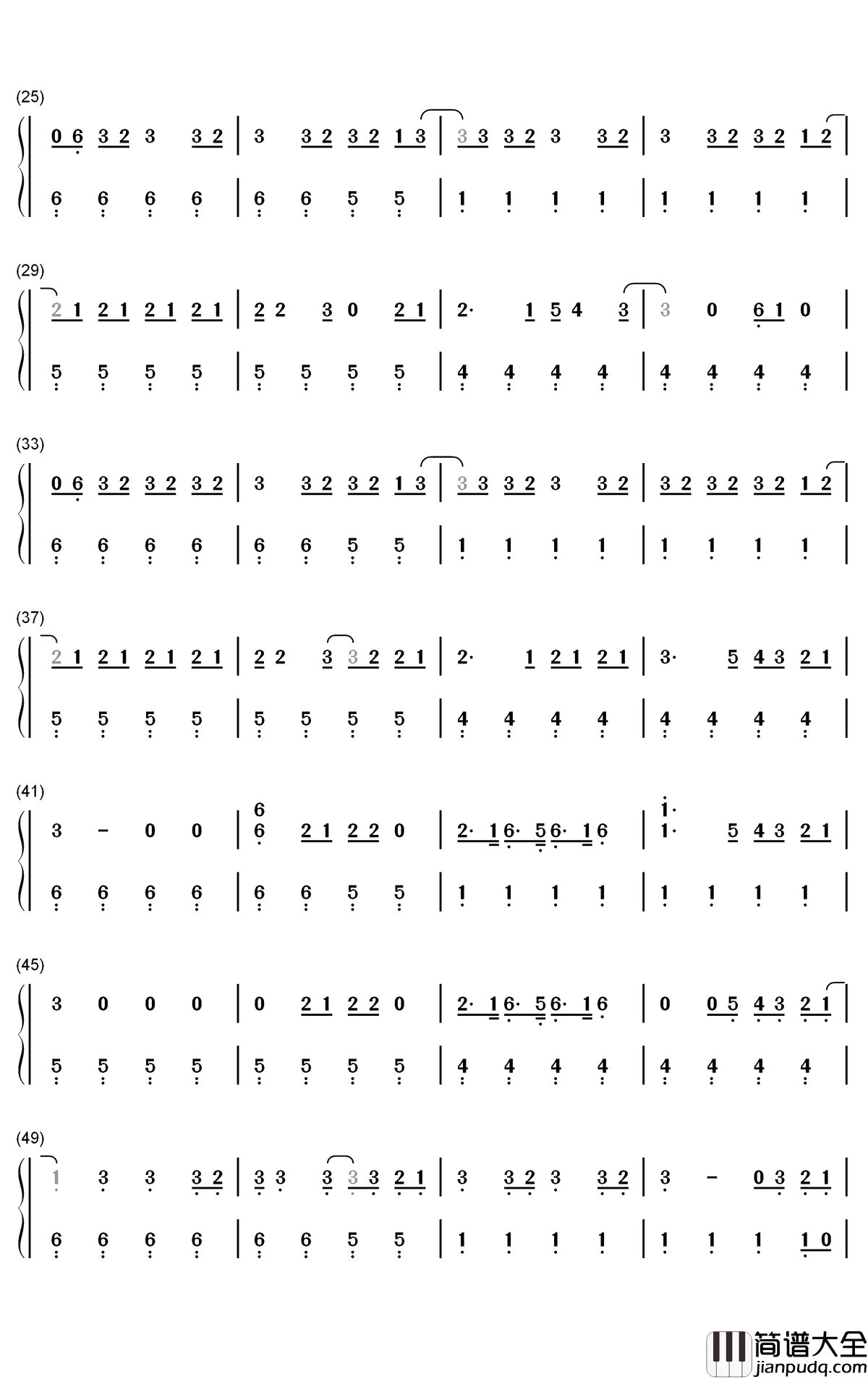 I_Hope钢琴简谱_数字双手_Gabby_Barrett_Charlie_Puth