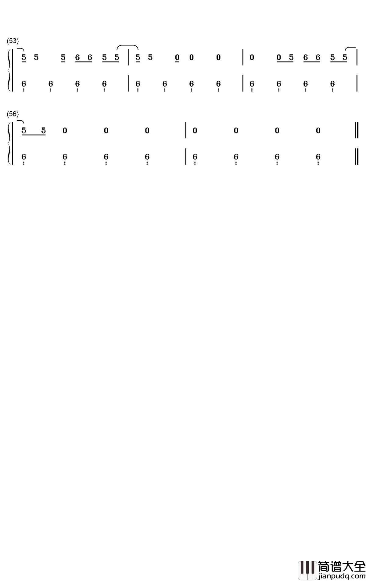 Safaera钢琴简谱_数字双手_Bad_Bunny_Jowell_&_Randy_Ñengo_Flow