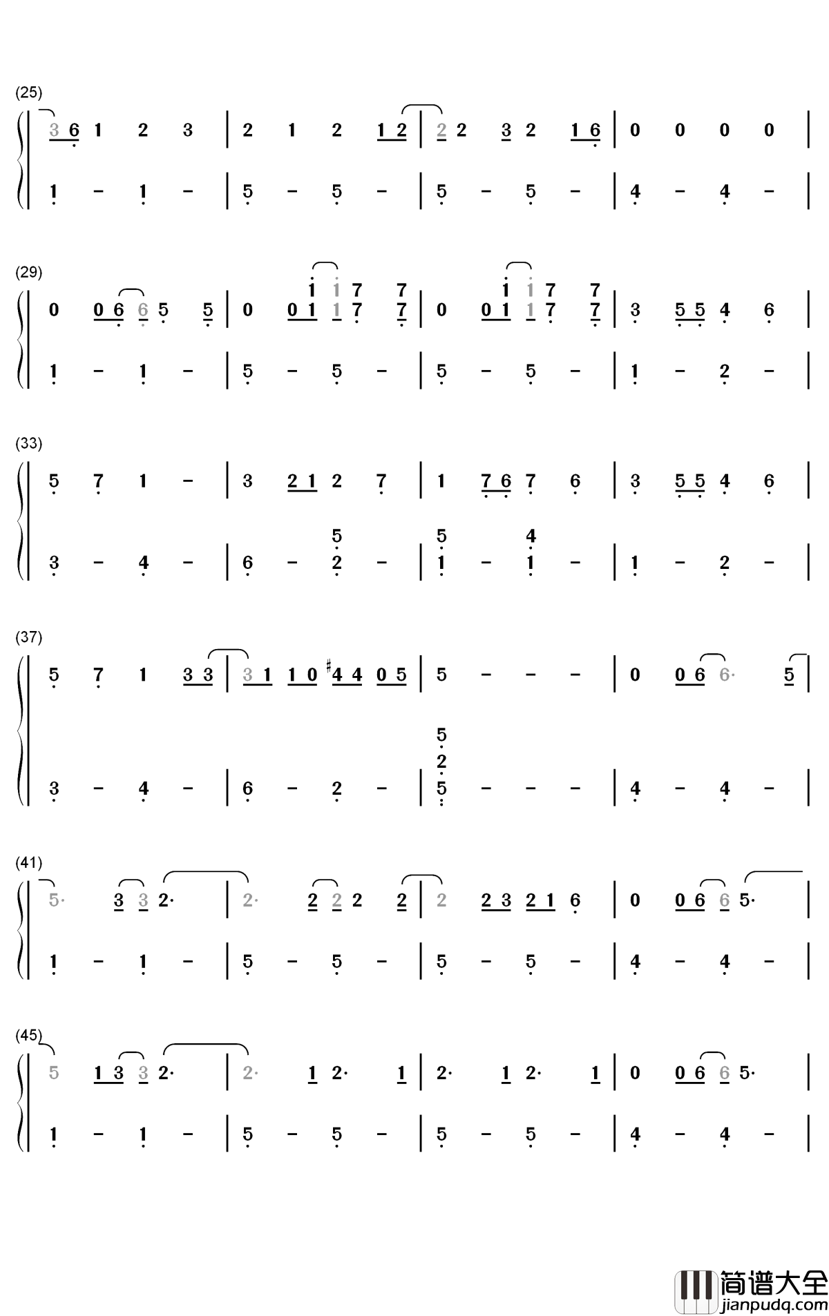 Sunflower_Vol_6钢琴简谱_数字双手_Harry_Styles