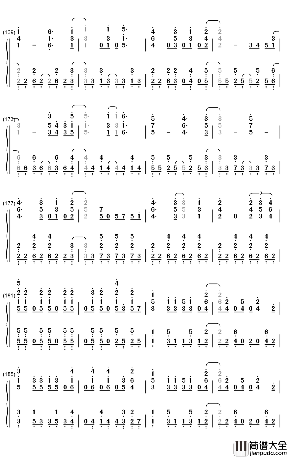 Hero_too钢琴简谱_数字双手_Chrissy_Costanza