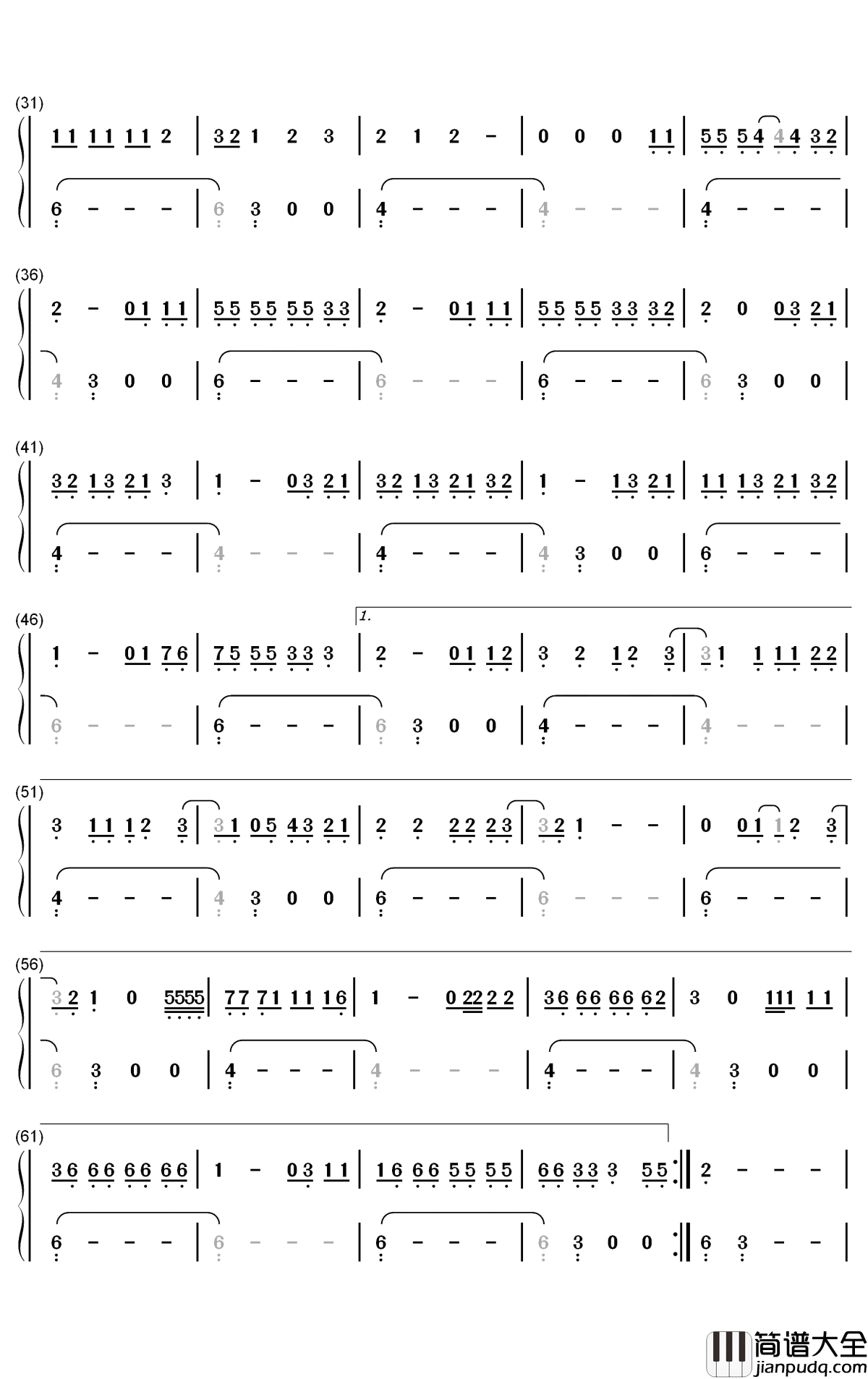 High_Fashion钢琴简谱_数字双手_Roddy_Ricch_Mustard