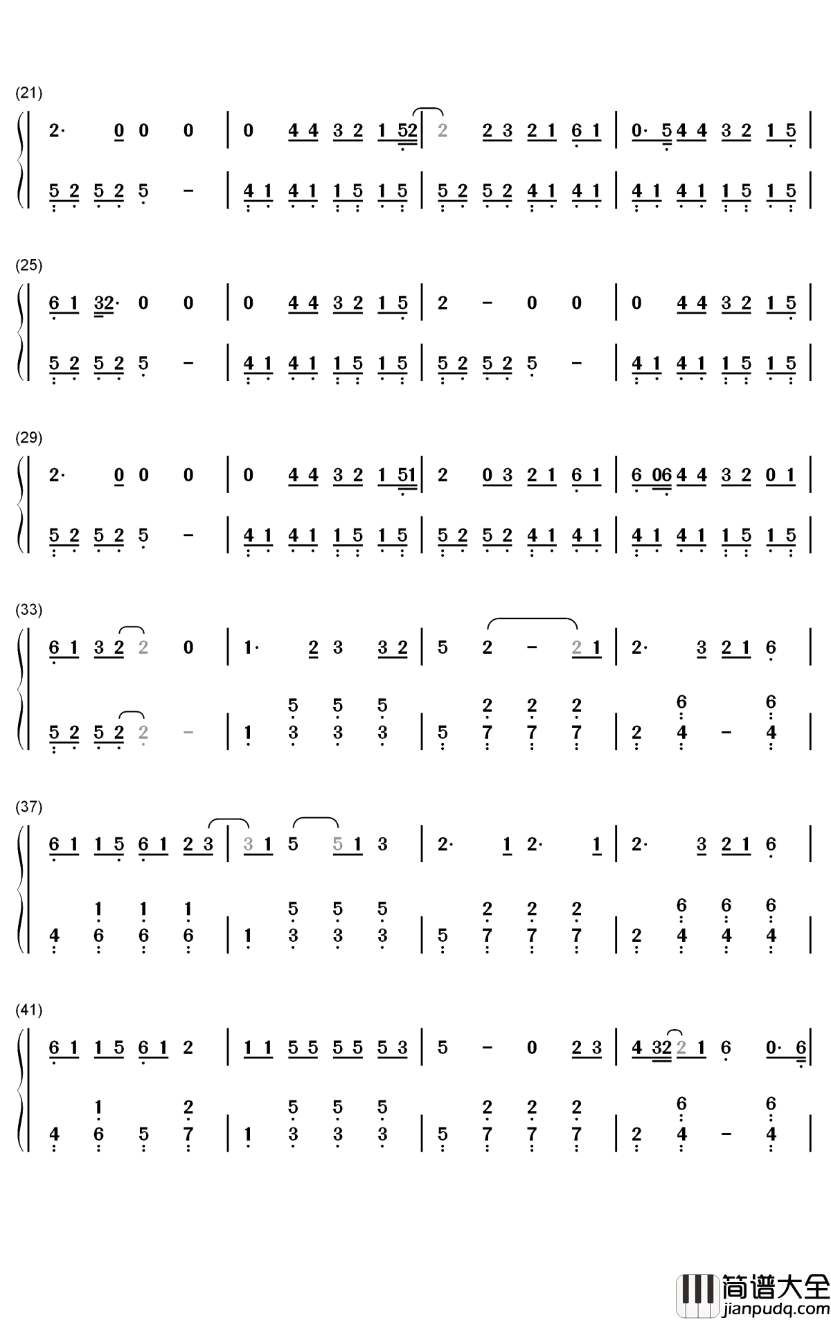 Sailboats钢琴简谱_数字双手_Sky_Sailing