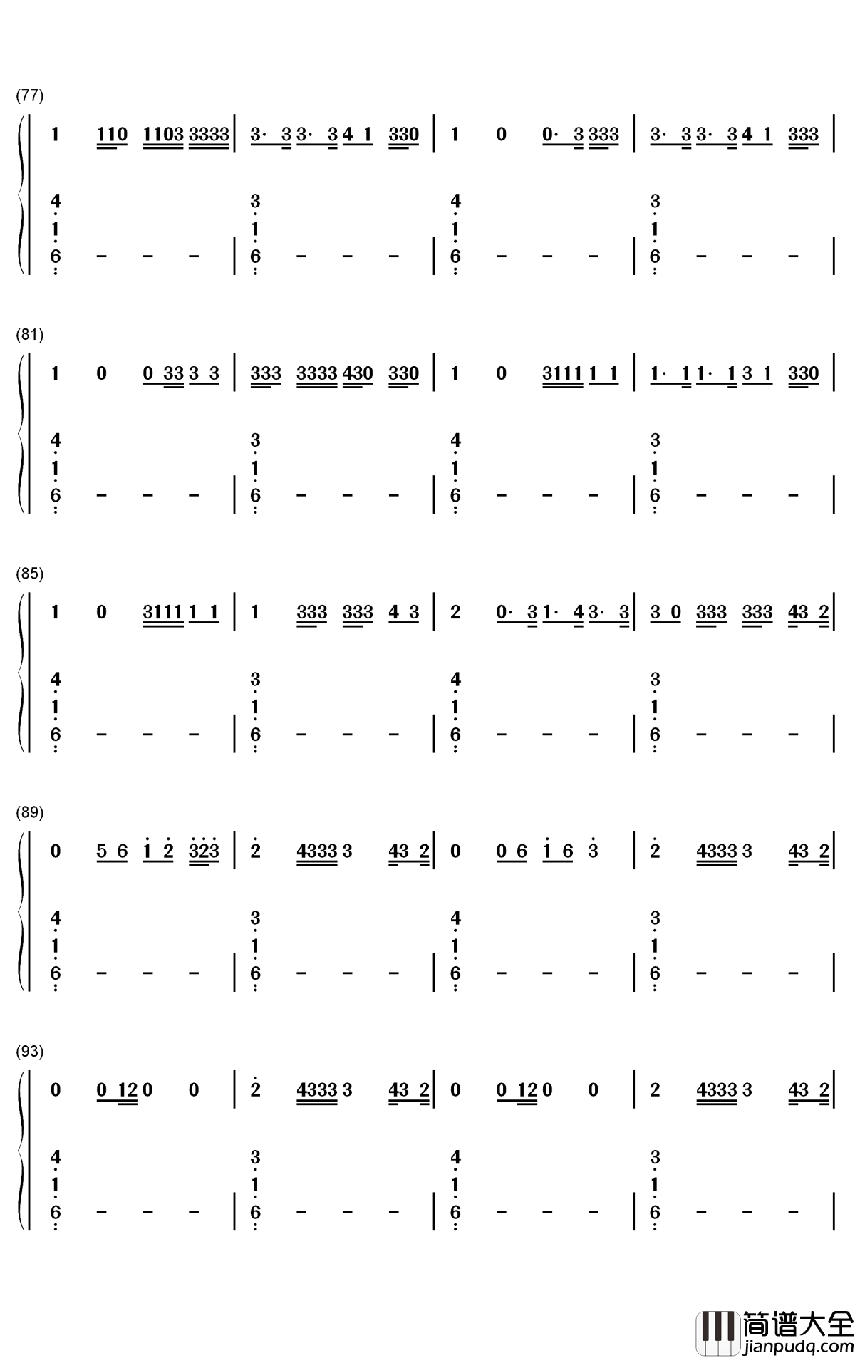 MEH钢琴简谱_数字双手_Playboi_Carti