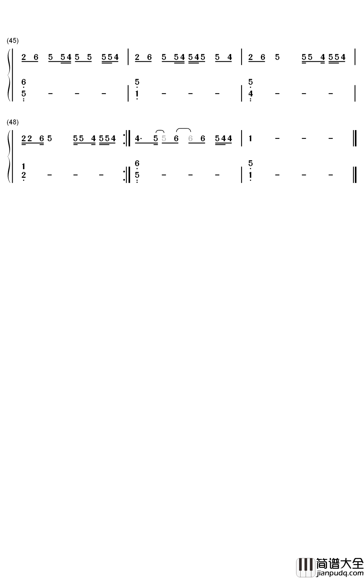 Blueberry_Faygo钢琴简谱_数字双手_Lil_Mosey