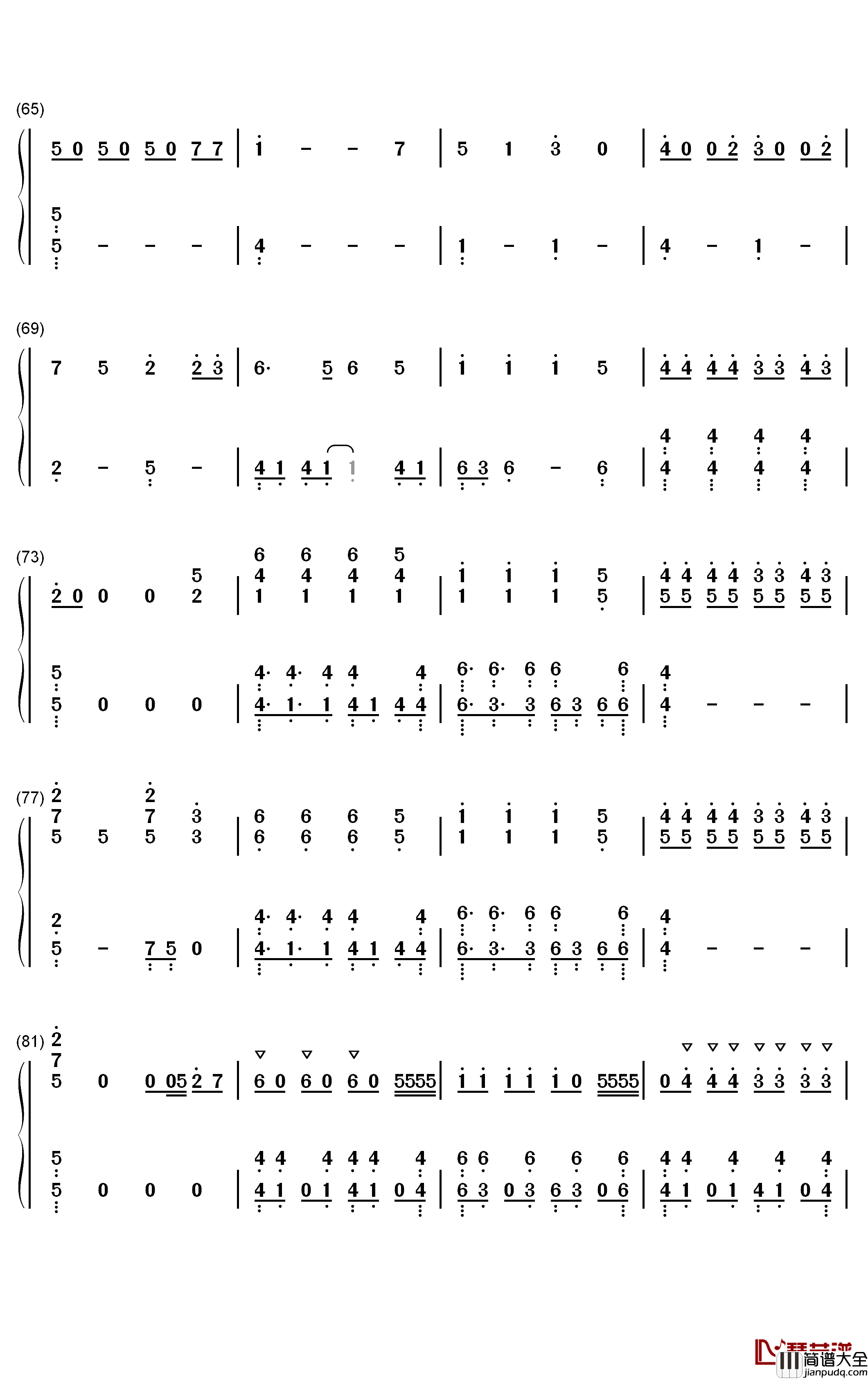 End_of_Time钢琴简谱_数字双手_Alan_Walker_K_391_Ahrix