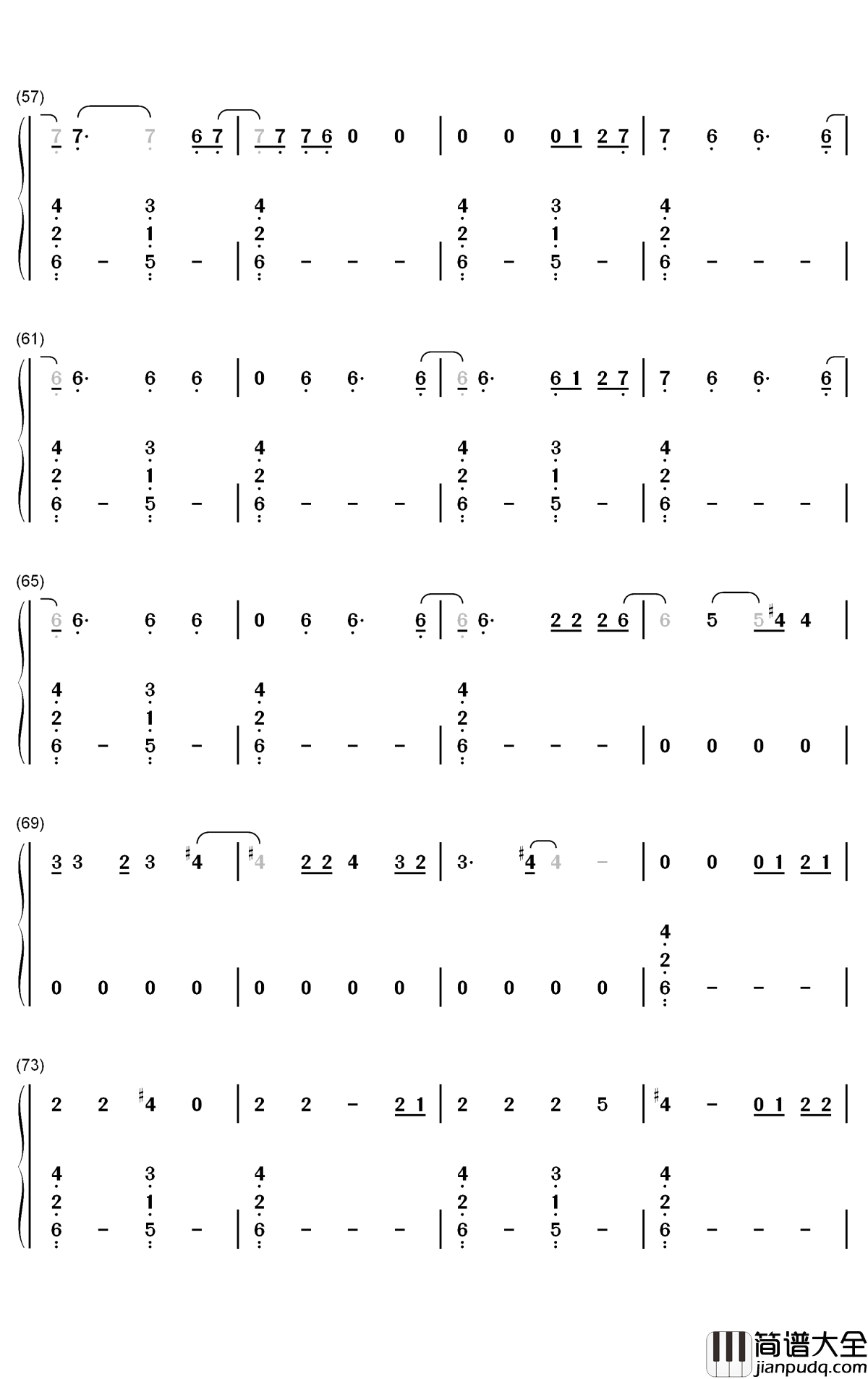 Boyfriend钢琴简谱_数字双手_Selena_Gomez
