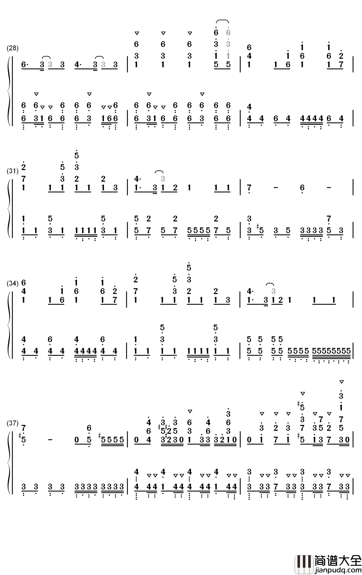 Strange_Meat_Pie钢琴简谱_数字双手_(K)NoW_NAME
