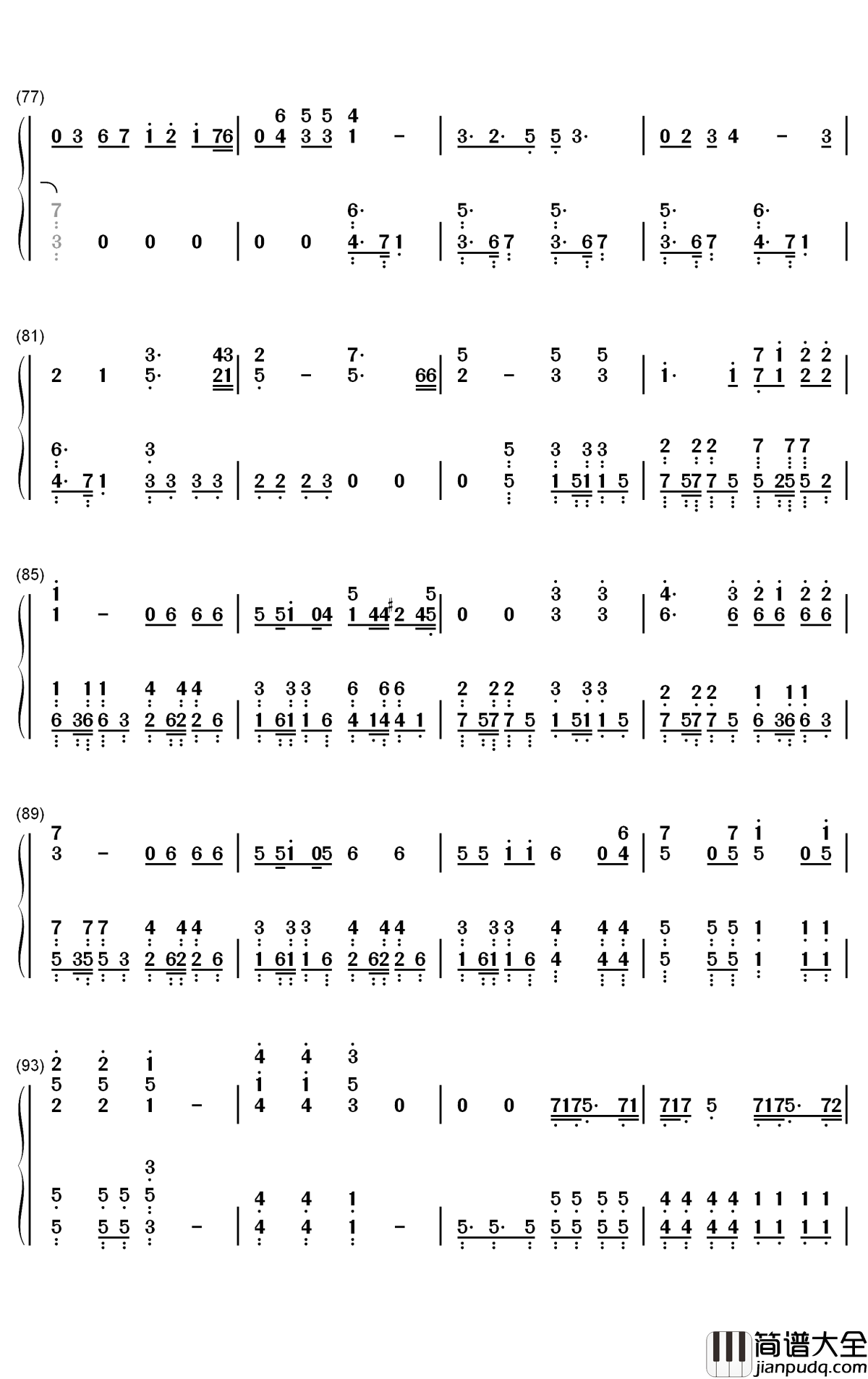心绘简谱_Road_of_Major歌曲_Pop曲谱