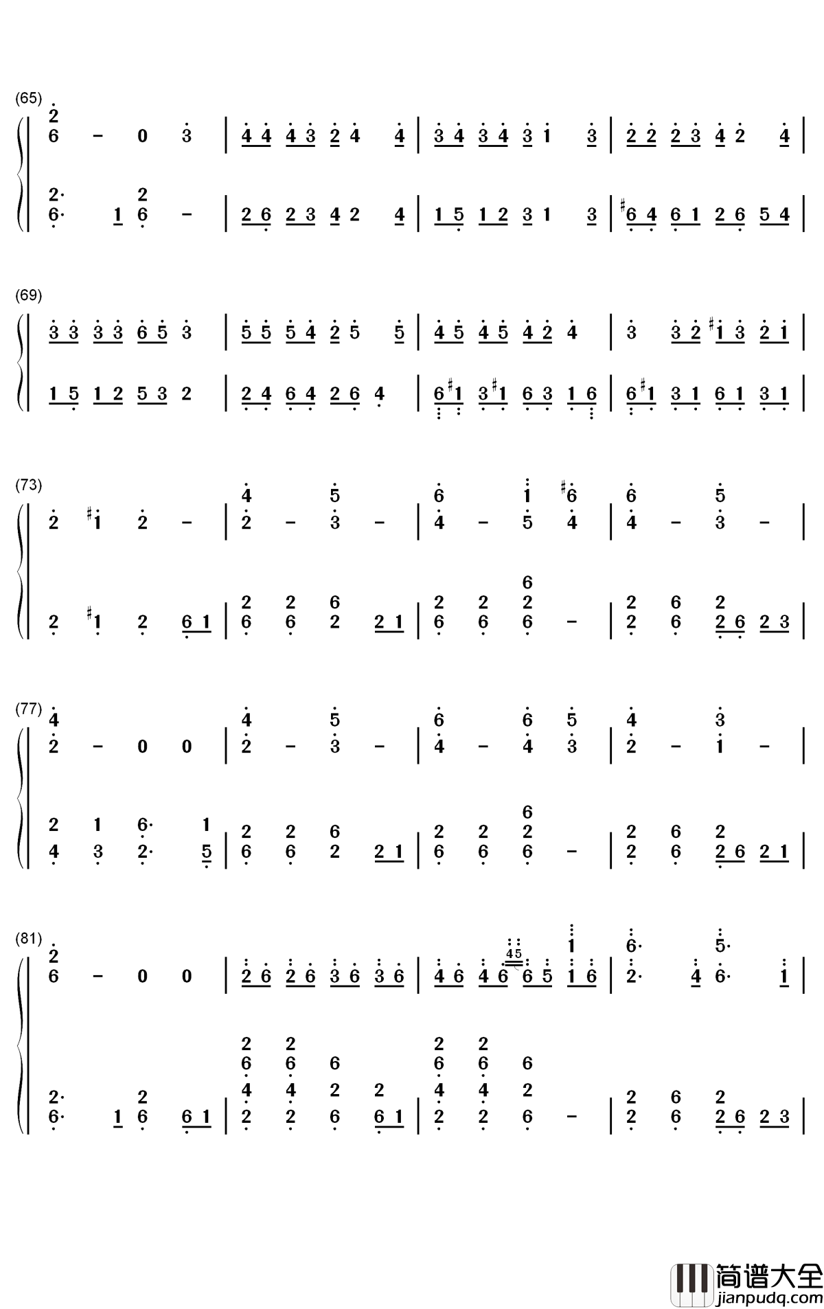 双向倾诉简谱_洛天依/言和歌曲_数字双手曲谱