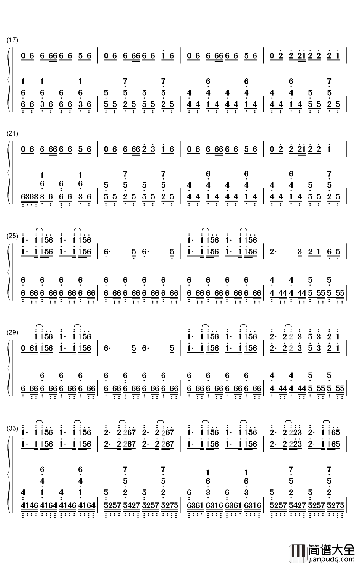 Relics简谱_SaMZIng歌曲_数字双手曲谱