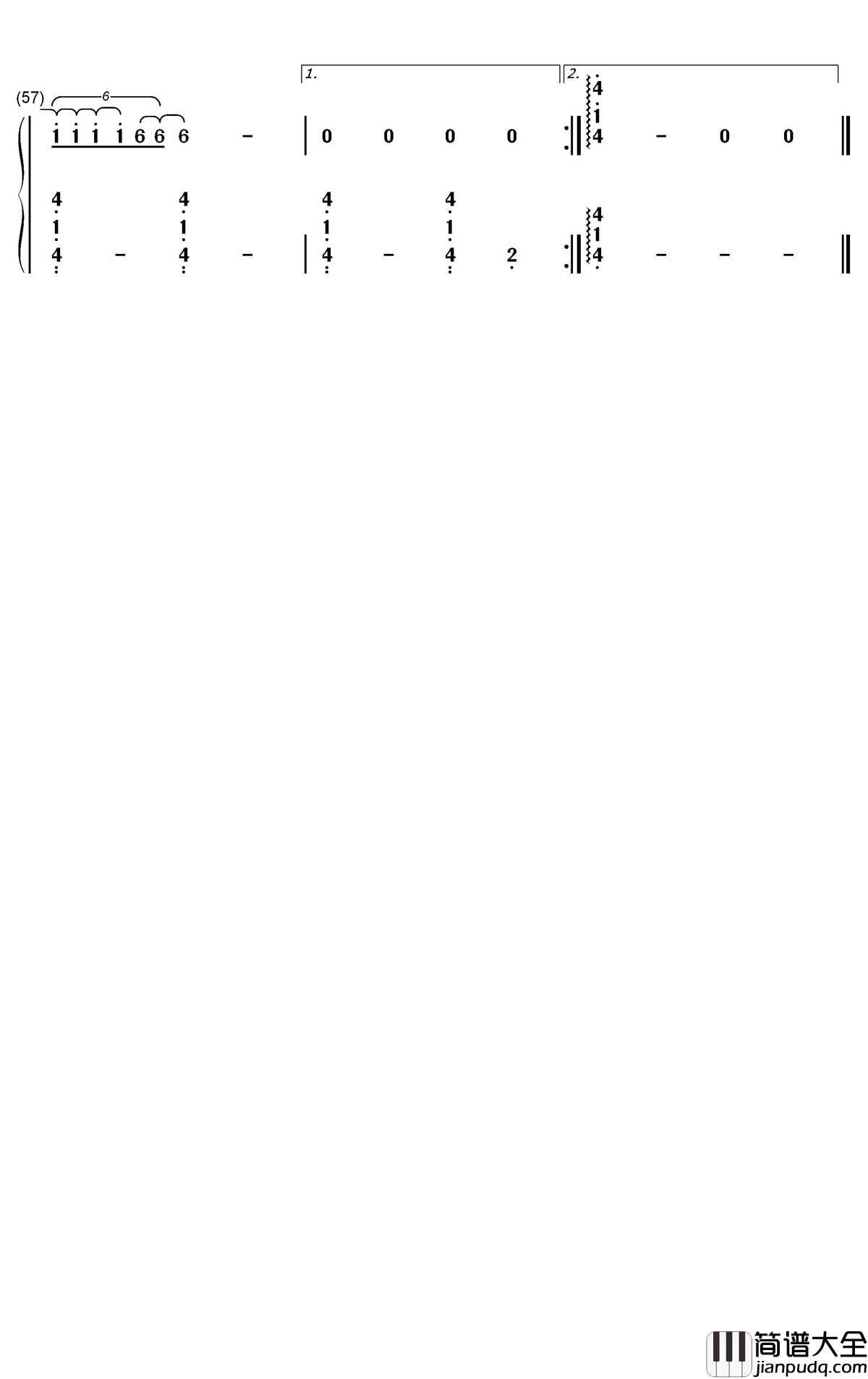 Sweet_Night钢琴简谱_数字双手_V_防弹少年团