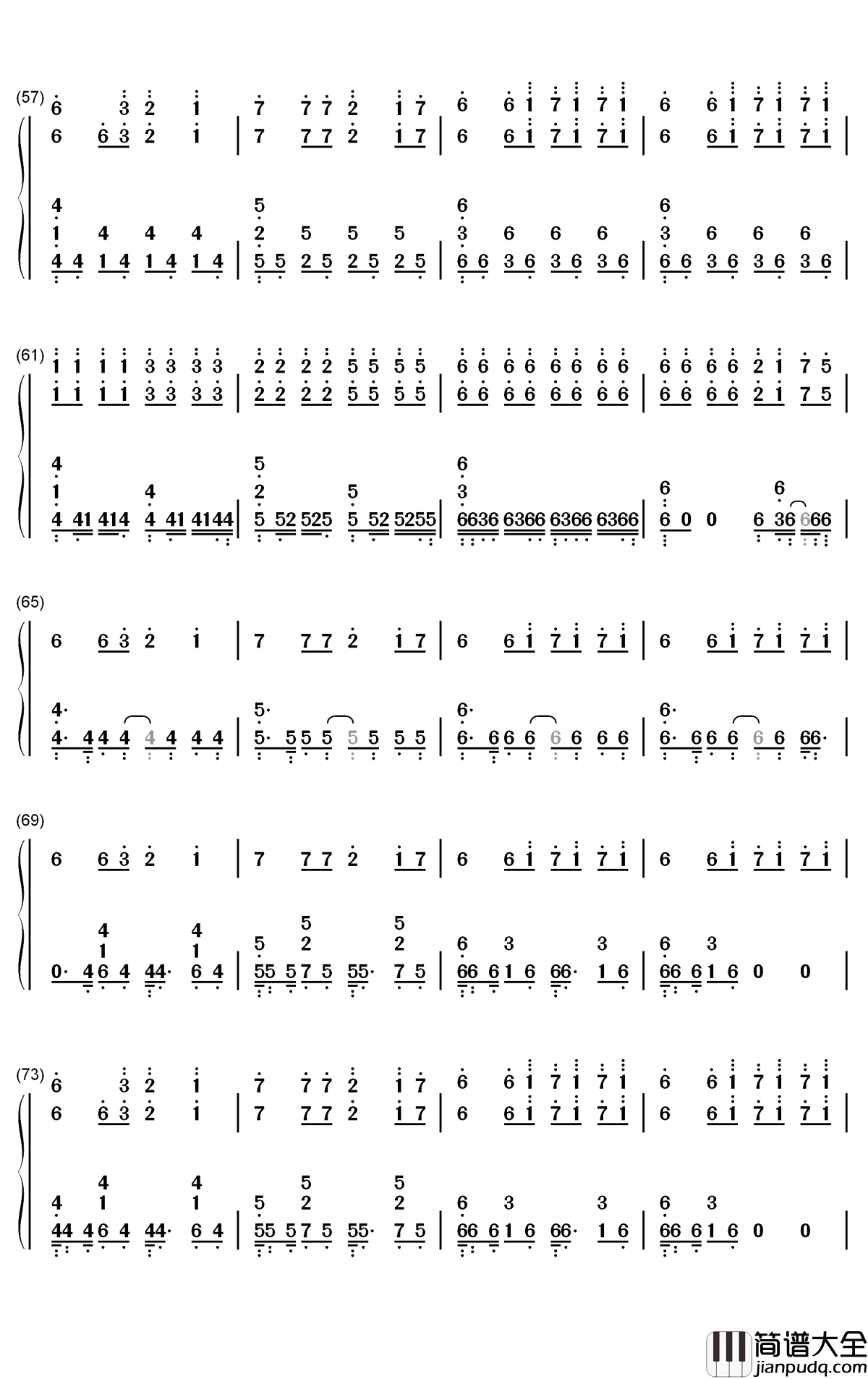 Astronomia钢琴简谱_数字双手_Vicetone_Tony_Igy