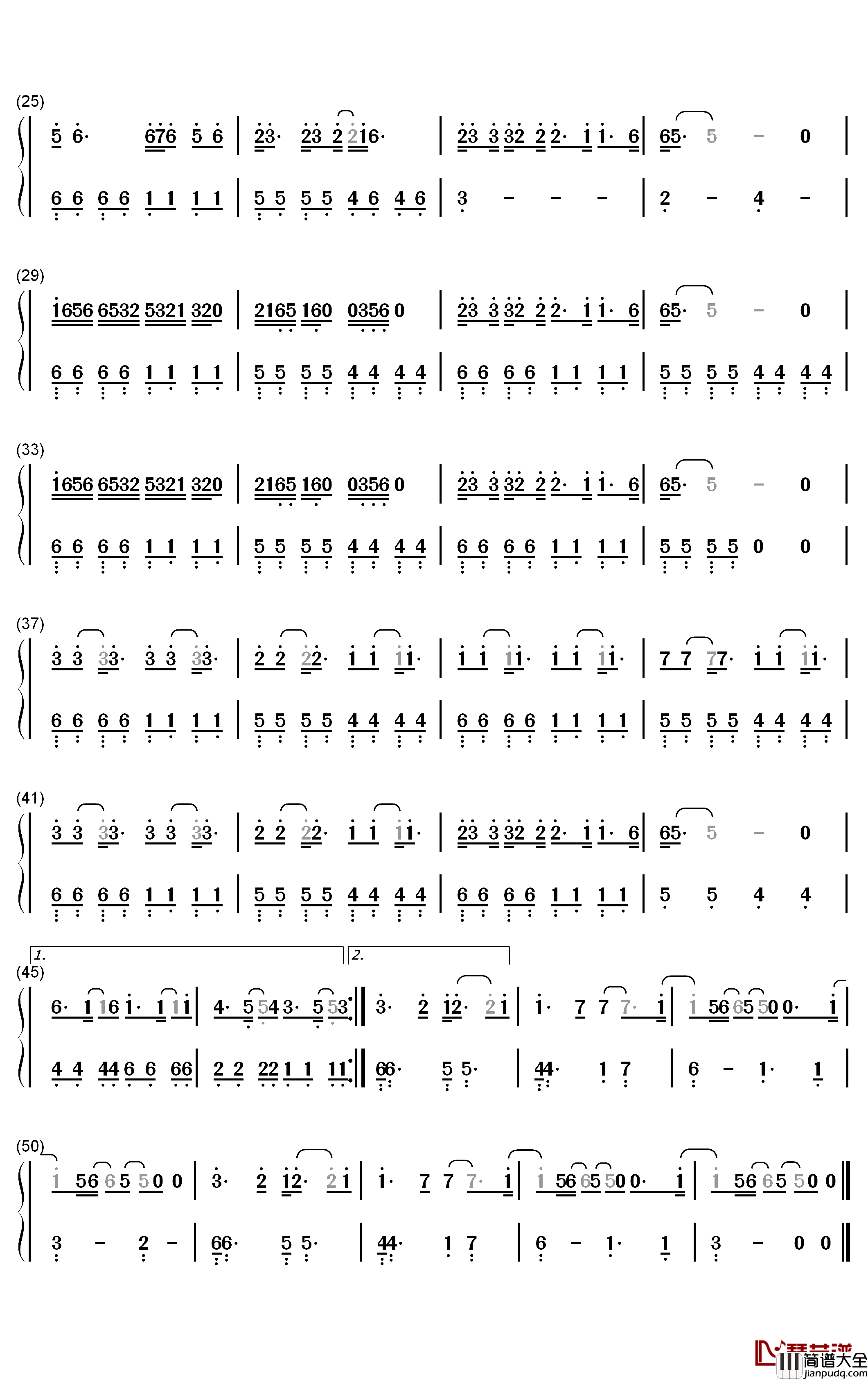 Forever_Yours钢琴简谱_数字双手_Kygo_Avicii