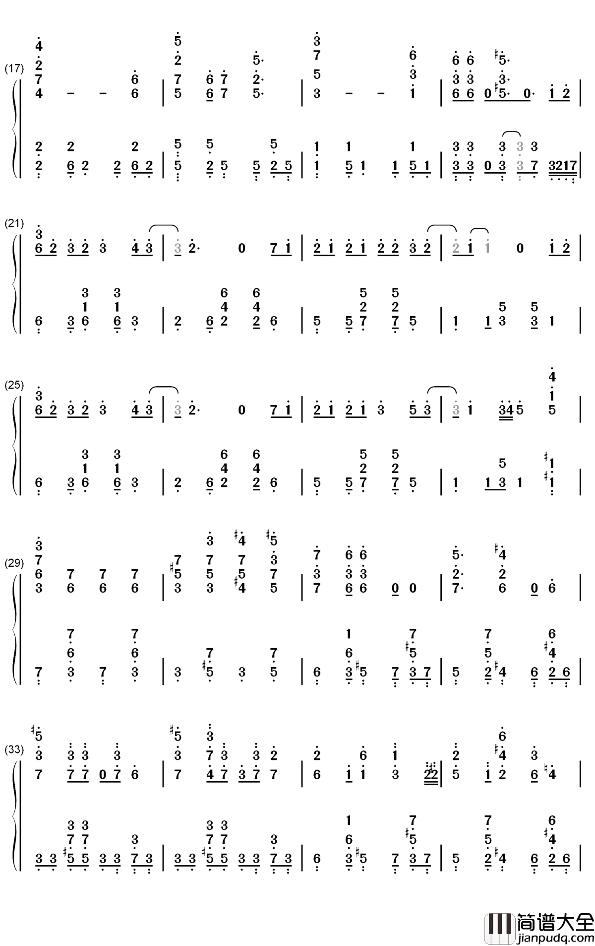 硝子の花園钢琴简谱_南条爱乃/楠田亚衣奈歌曲_数字双手曲谱