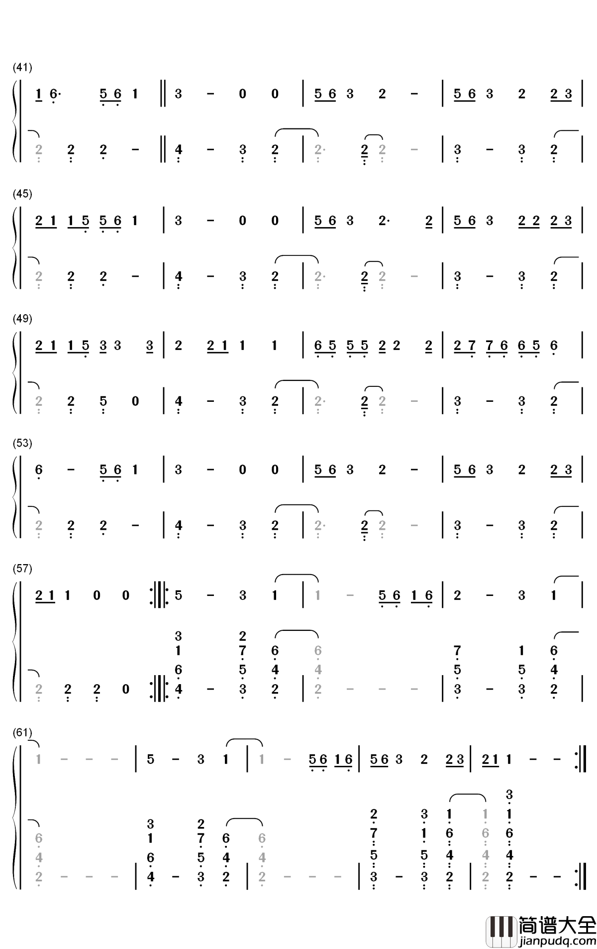 Talk钢琴简谱_数字双手_Khalid