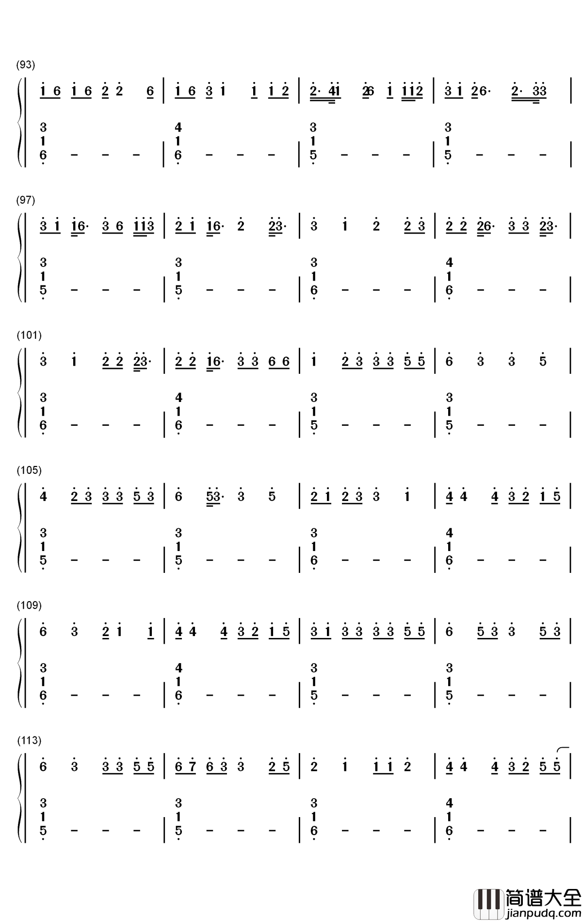 Intentions钢琴简谱_数字双手_Justin_Bieber_Quavo