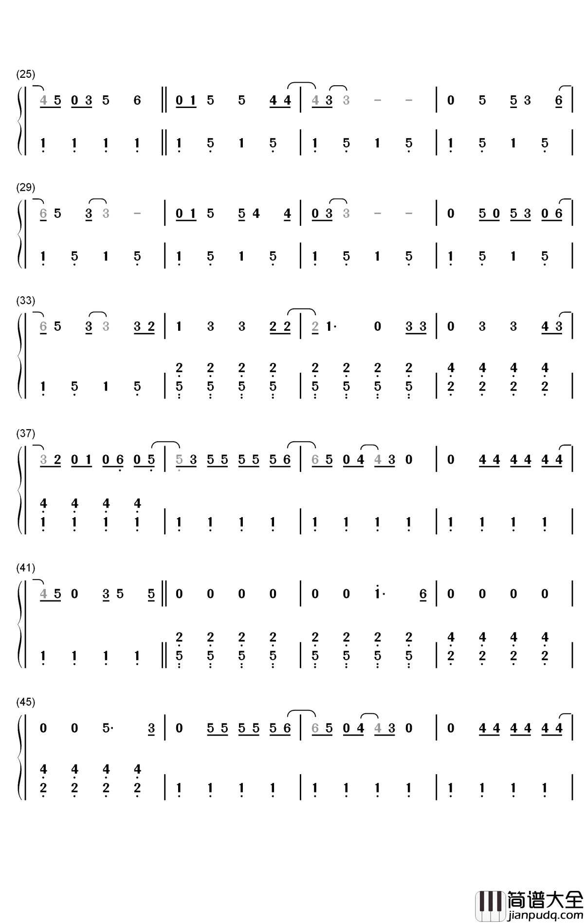 Canyon_Moon钢琴简谱_数字双手_Harry_Styles