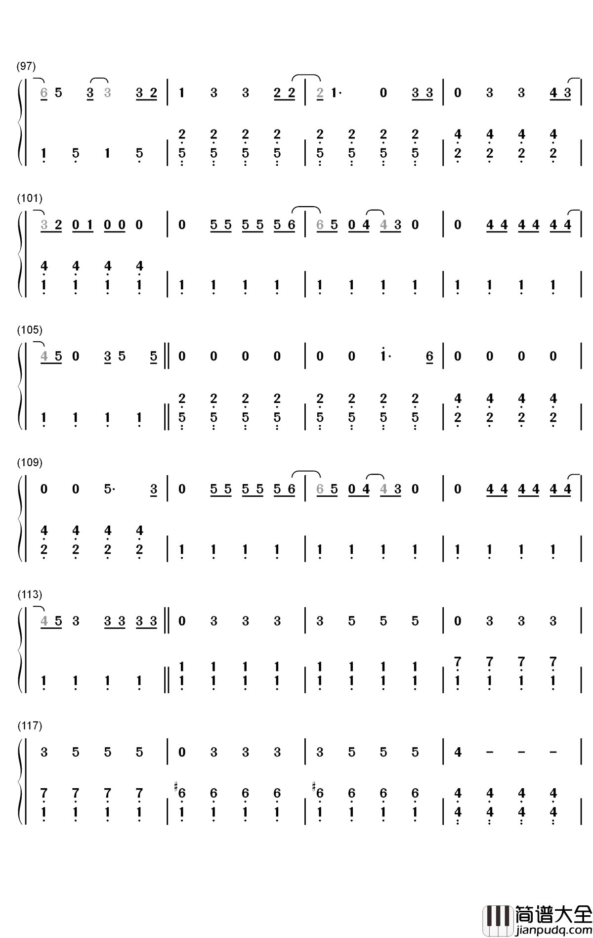 Canyon_Moon钢琴简谱_数字双手_Harry_Styles